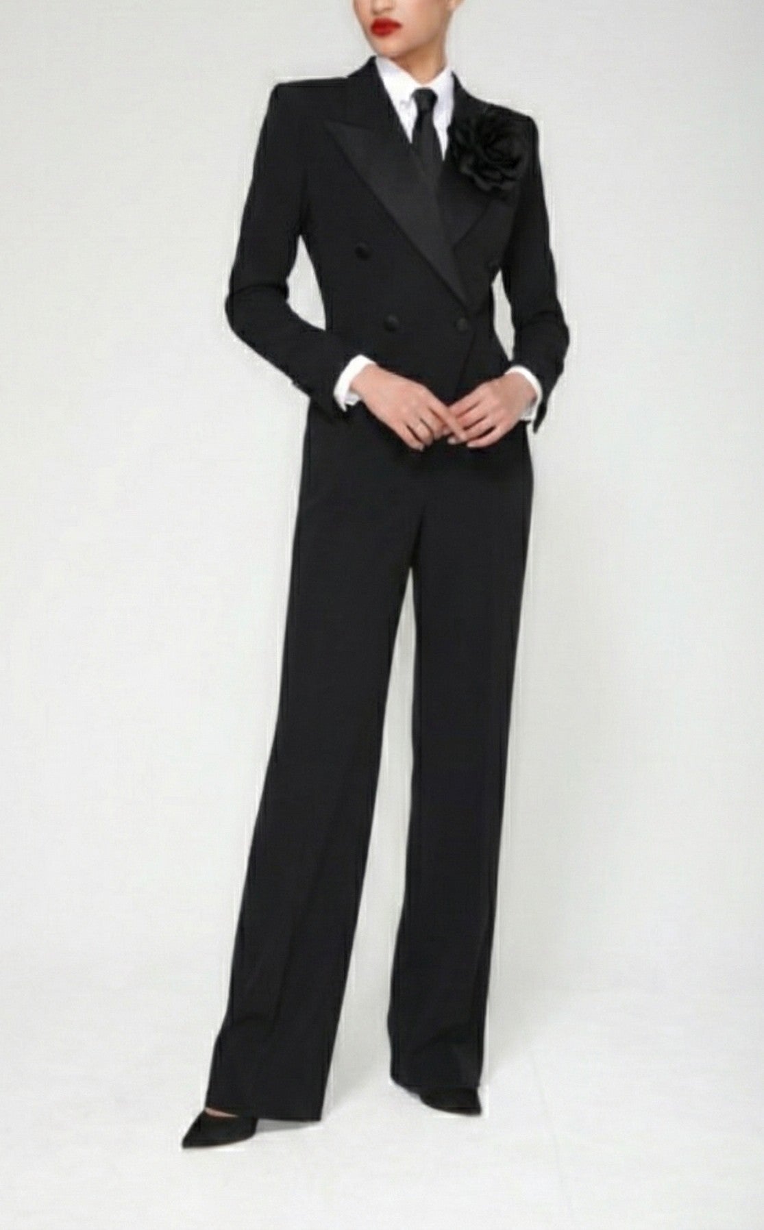 TUXEDO JUMPSUIT