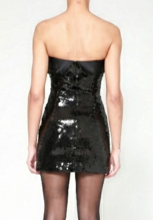 Strapless Sequin Mini Dress