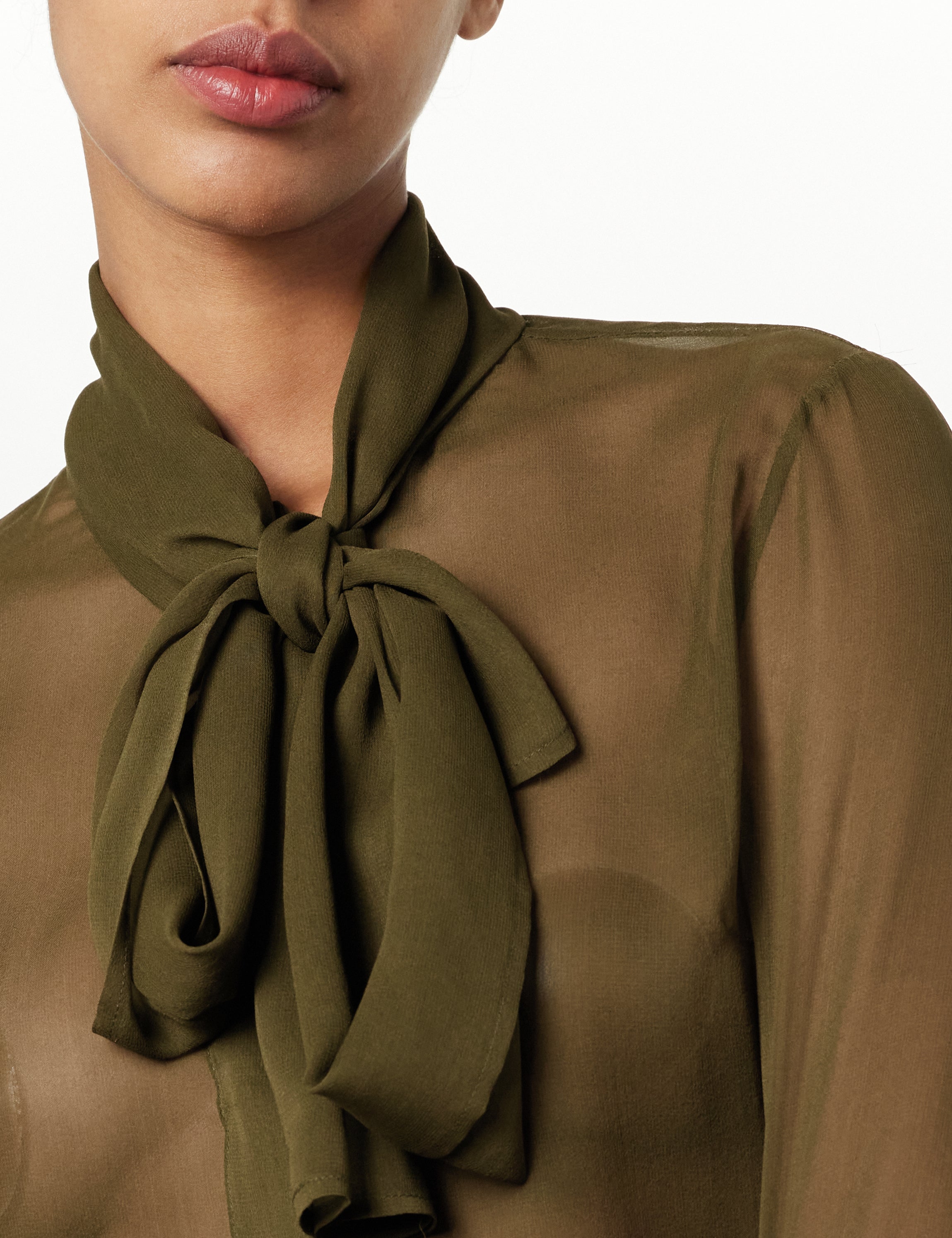 Tie Neck Blouse