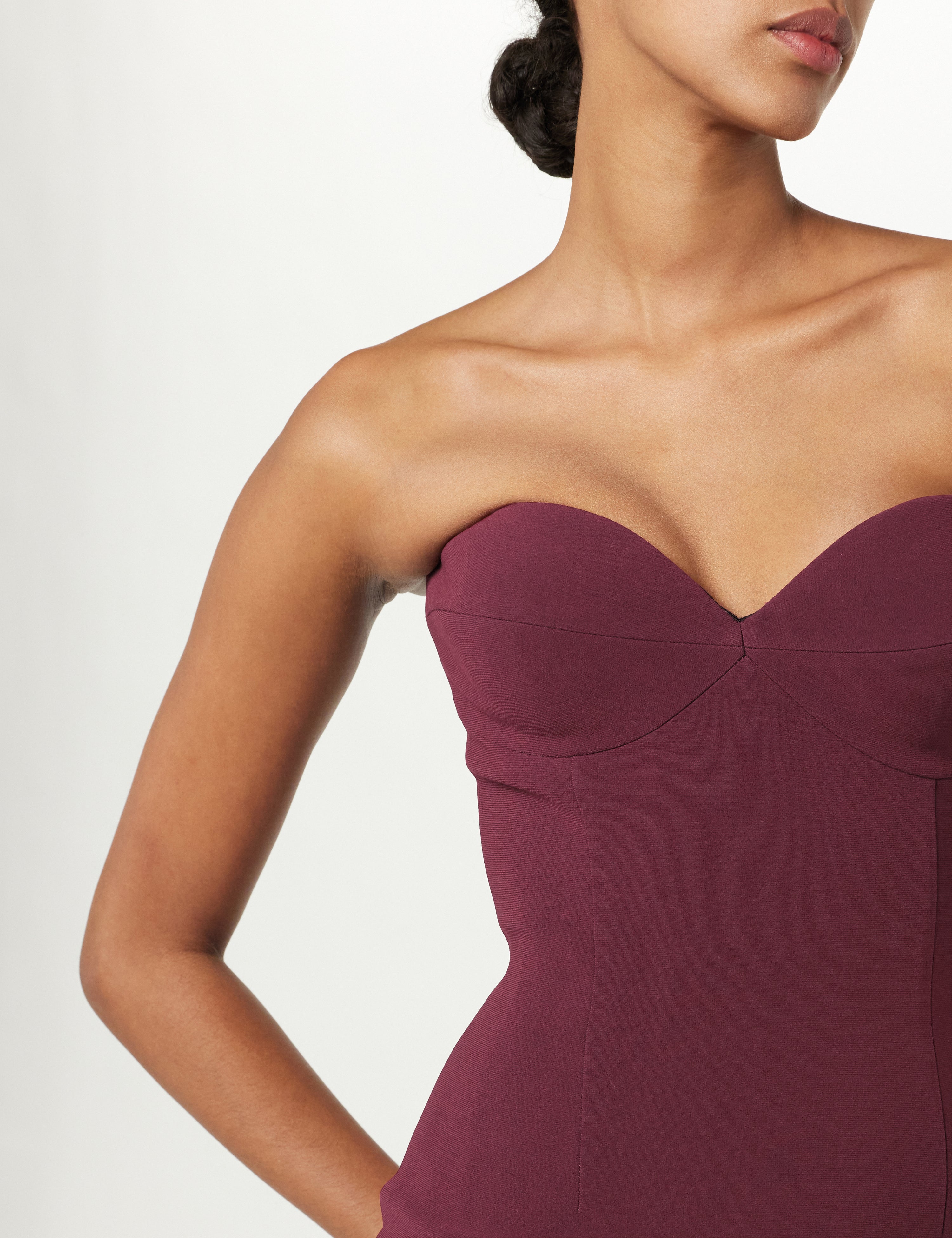 Strapless Midi Dress