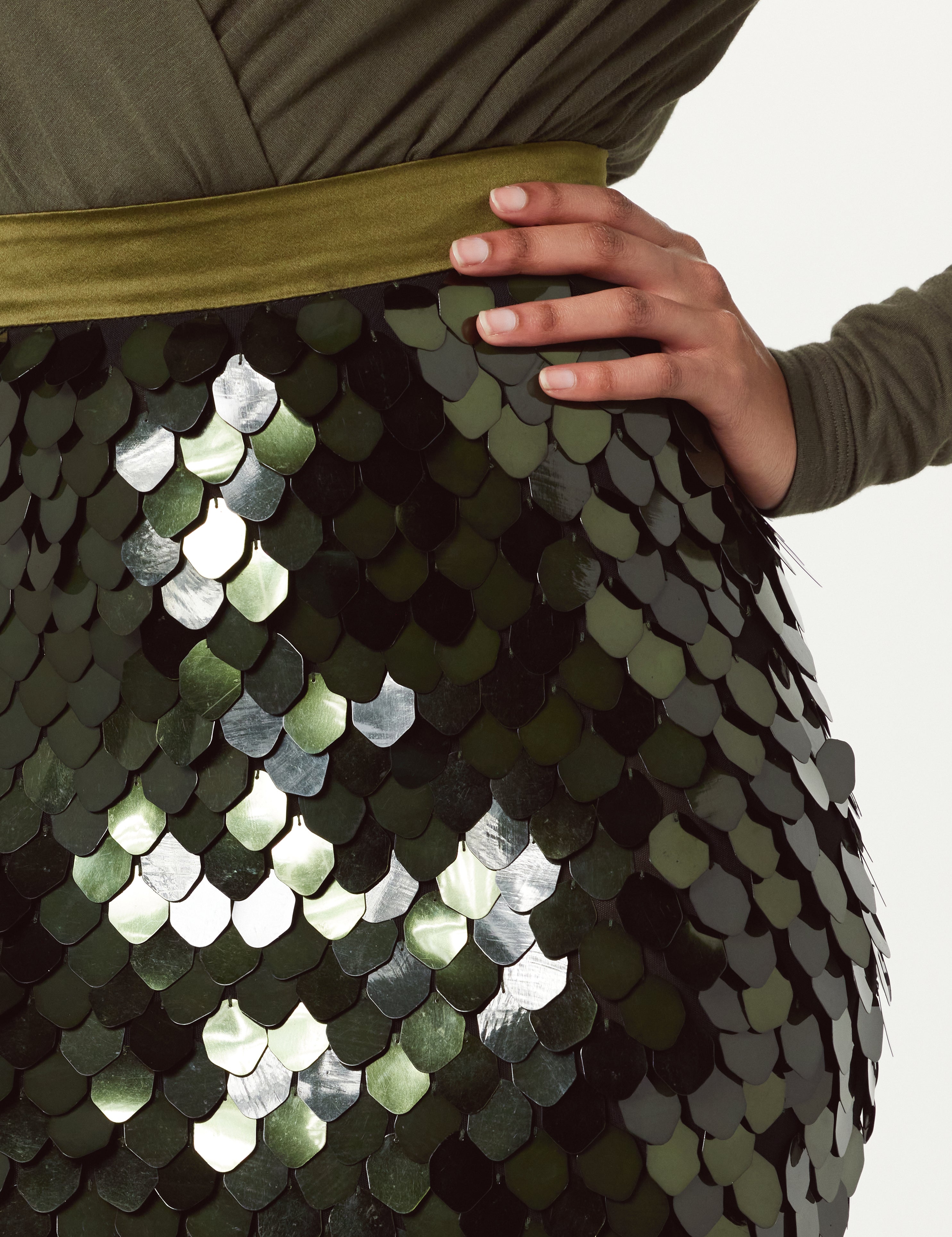 Paillette Midi Skirt