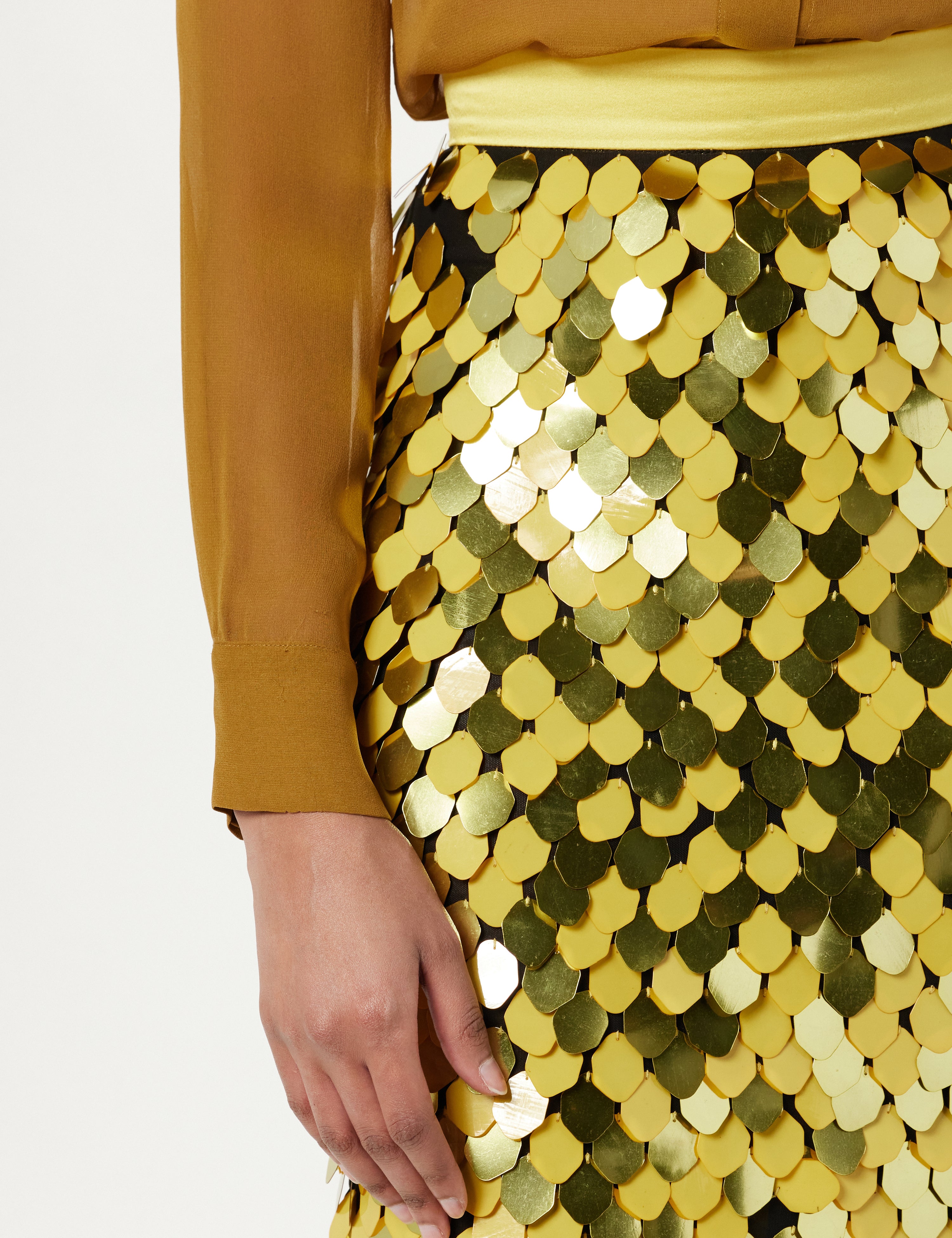 Paillette Midi Skirt