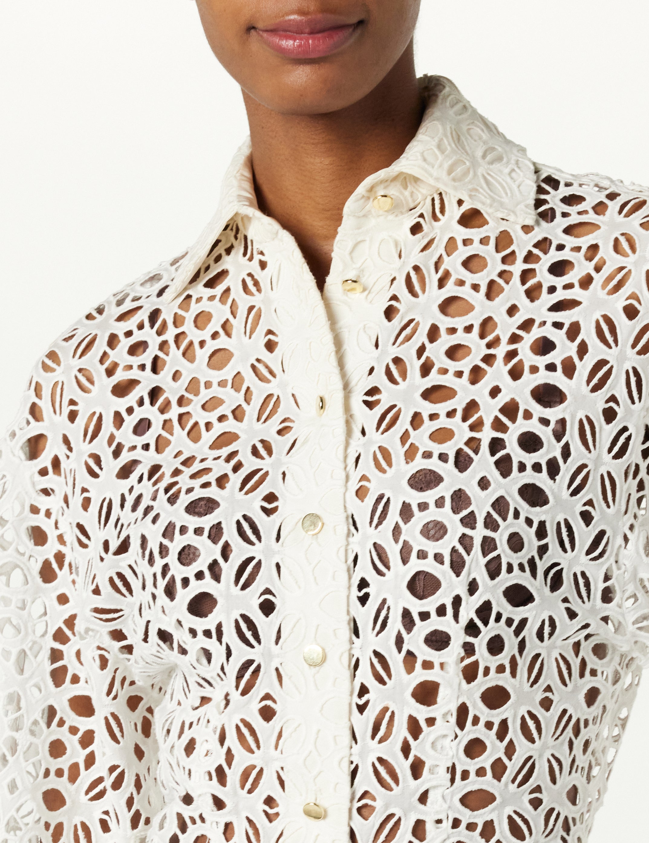 Drop Shoulder Button Up