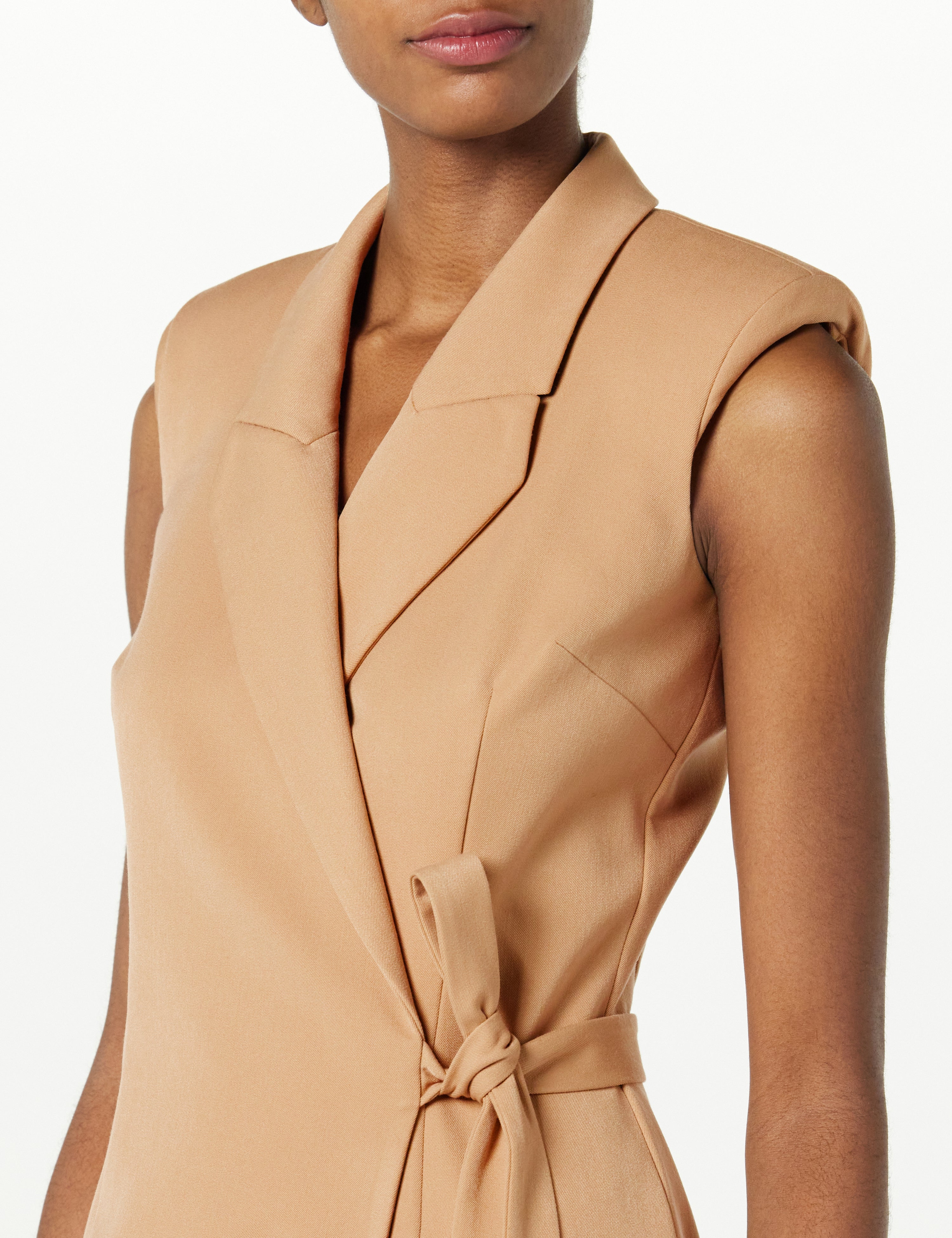 Sleevless Wrap Dress