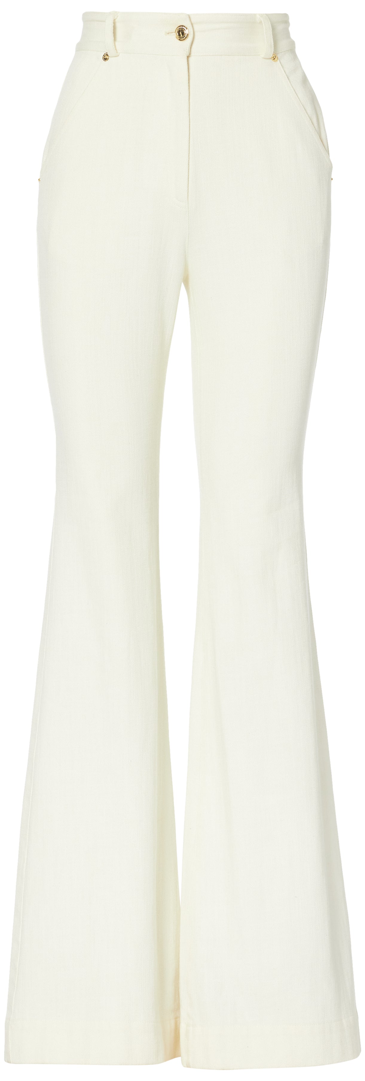 High Waist Boot Cut Trouser Light Weight Denim