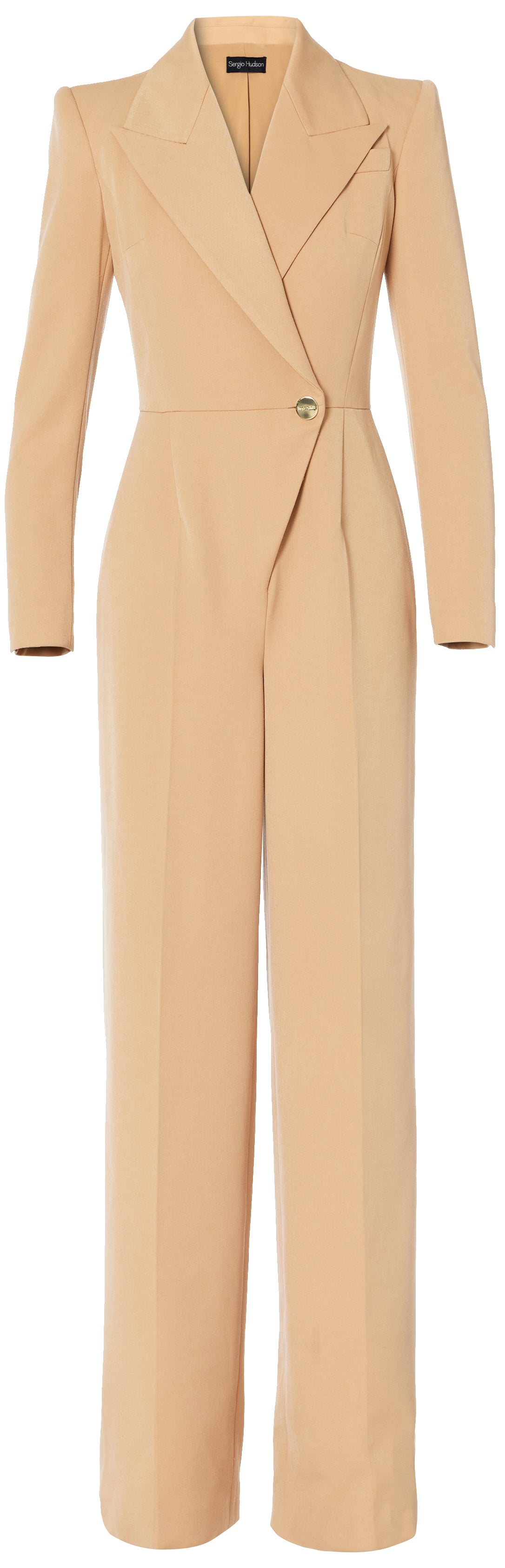 Notch Collar Jumpsuit