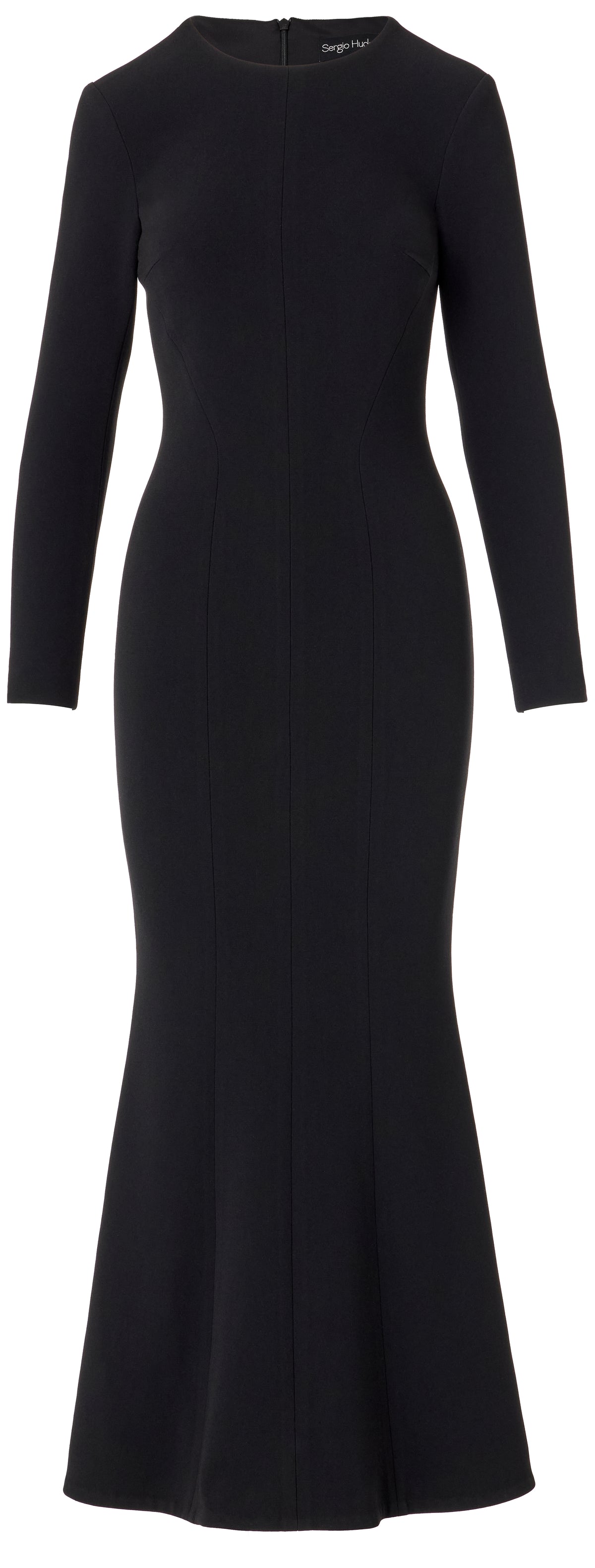 sergio hudson black dress Crewneck w/ Sweep formal dresses Girls Black Glitter High Primary color:Black