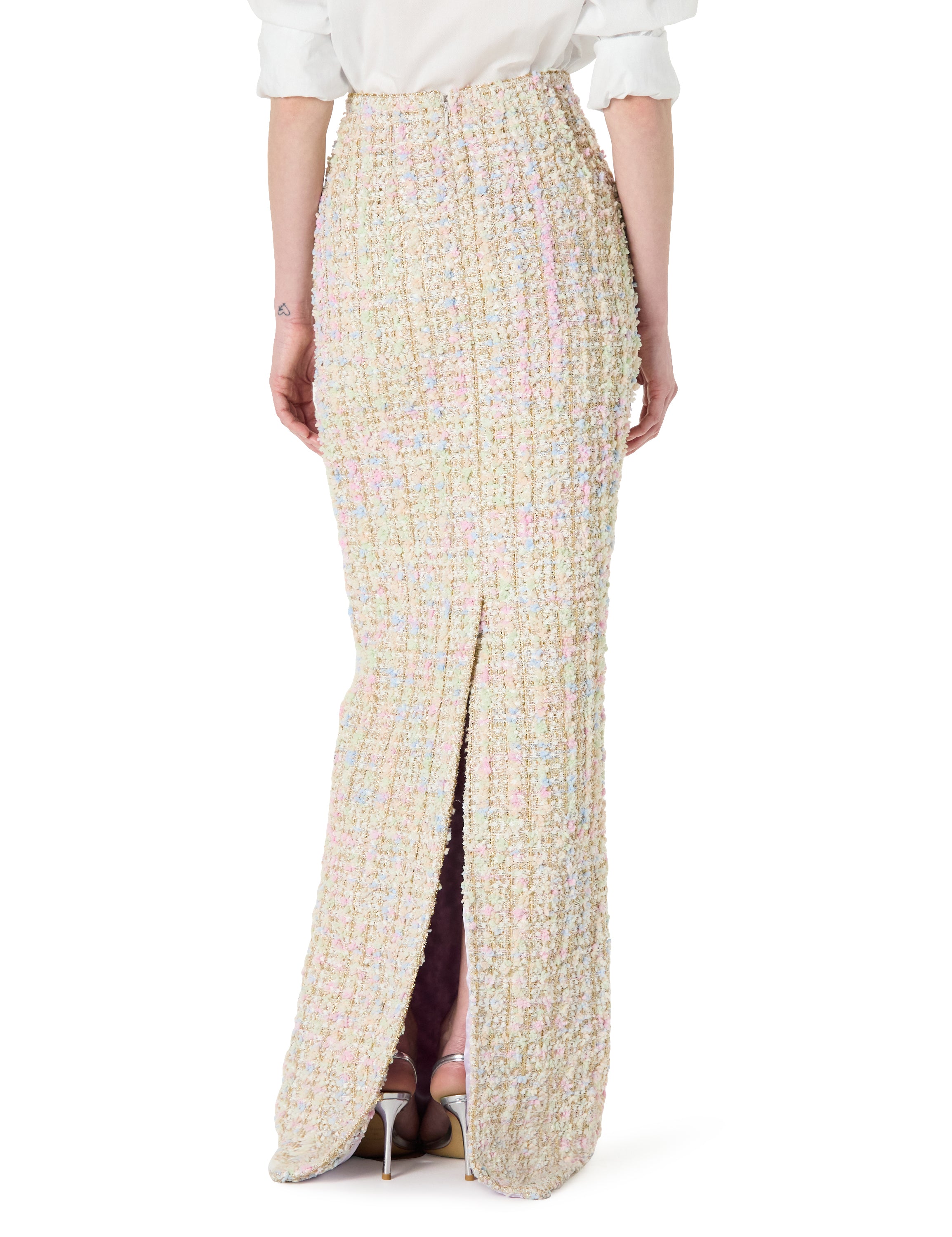 Tweed Maxi Skirt