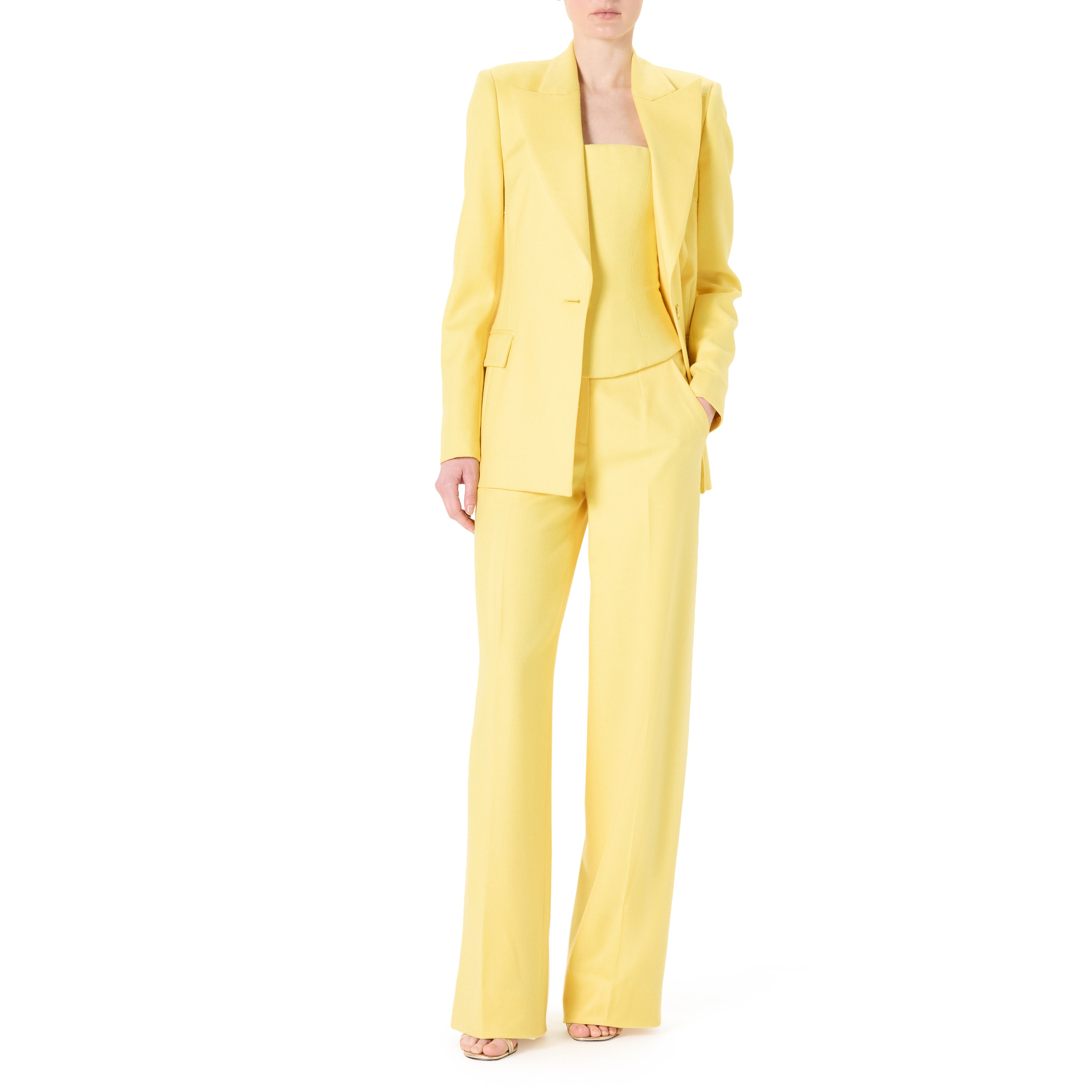 Flat Front Wide Leg Pant