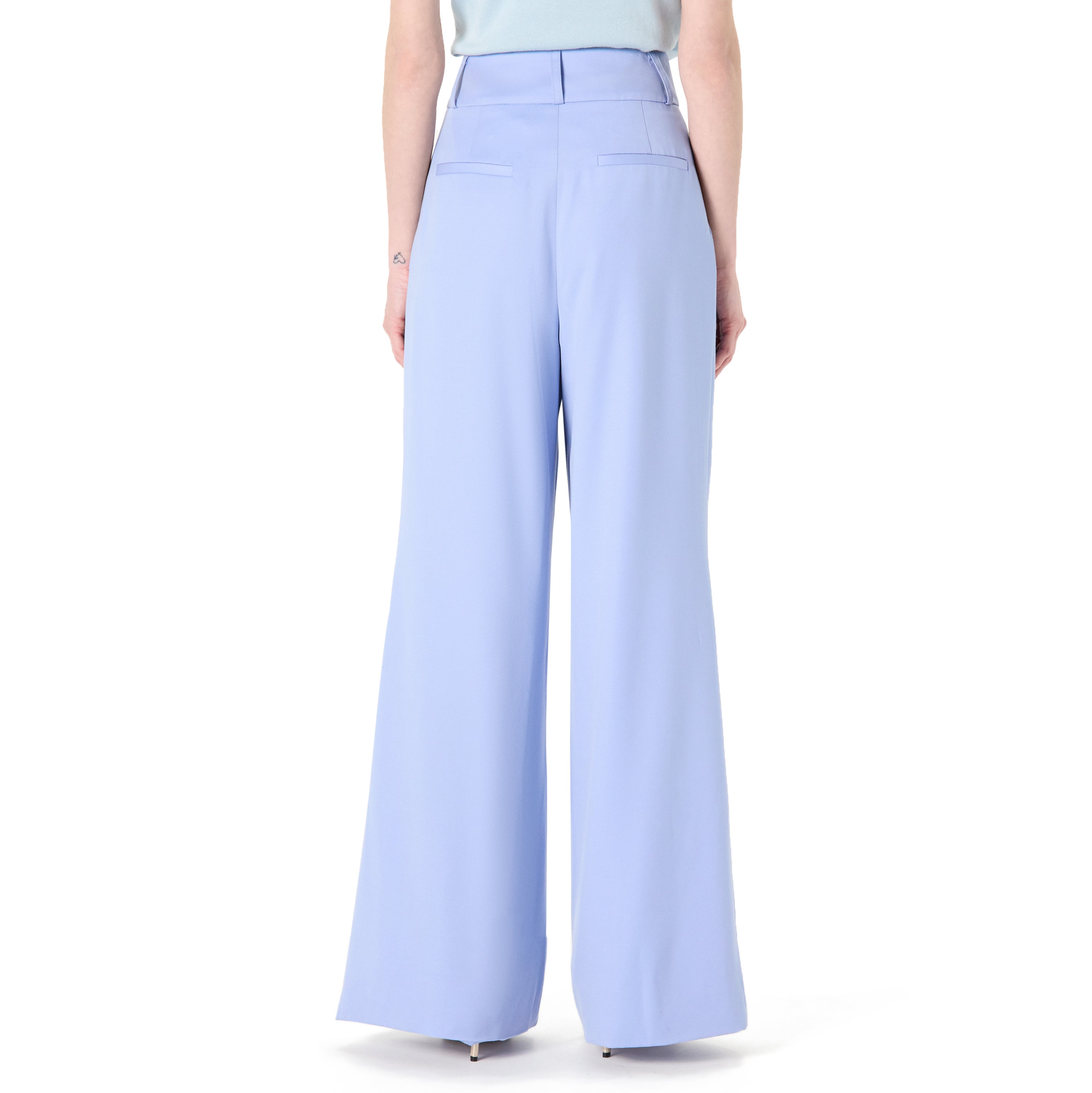 Double Pleat Wide Leg Pant