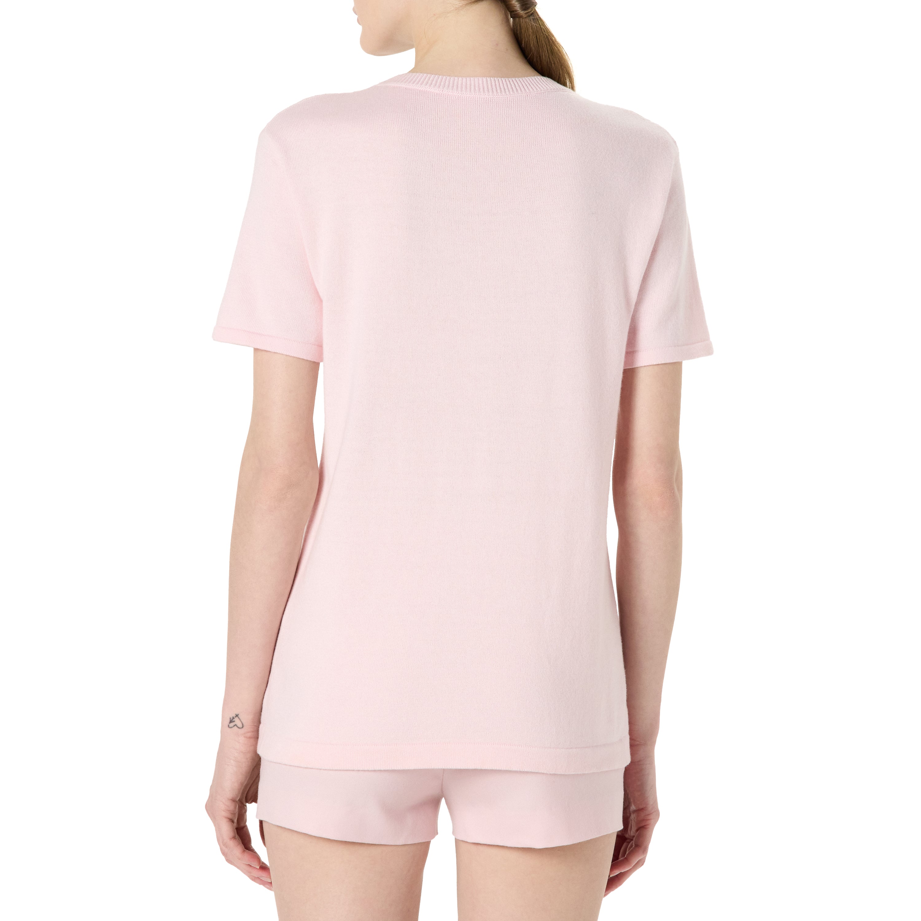 Short Sleeve Crewneck Sweater