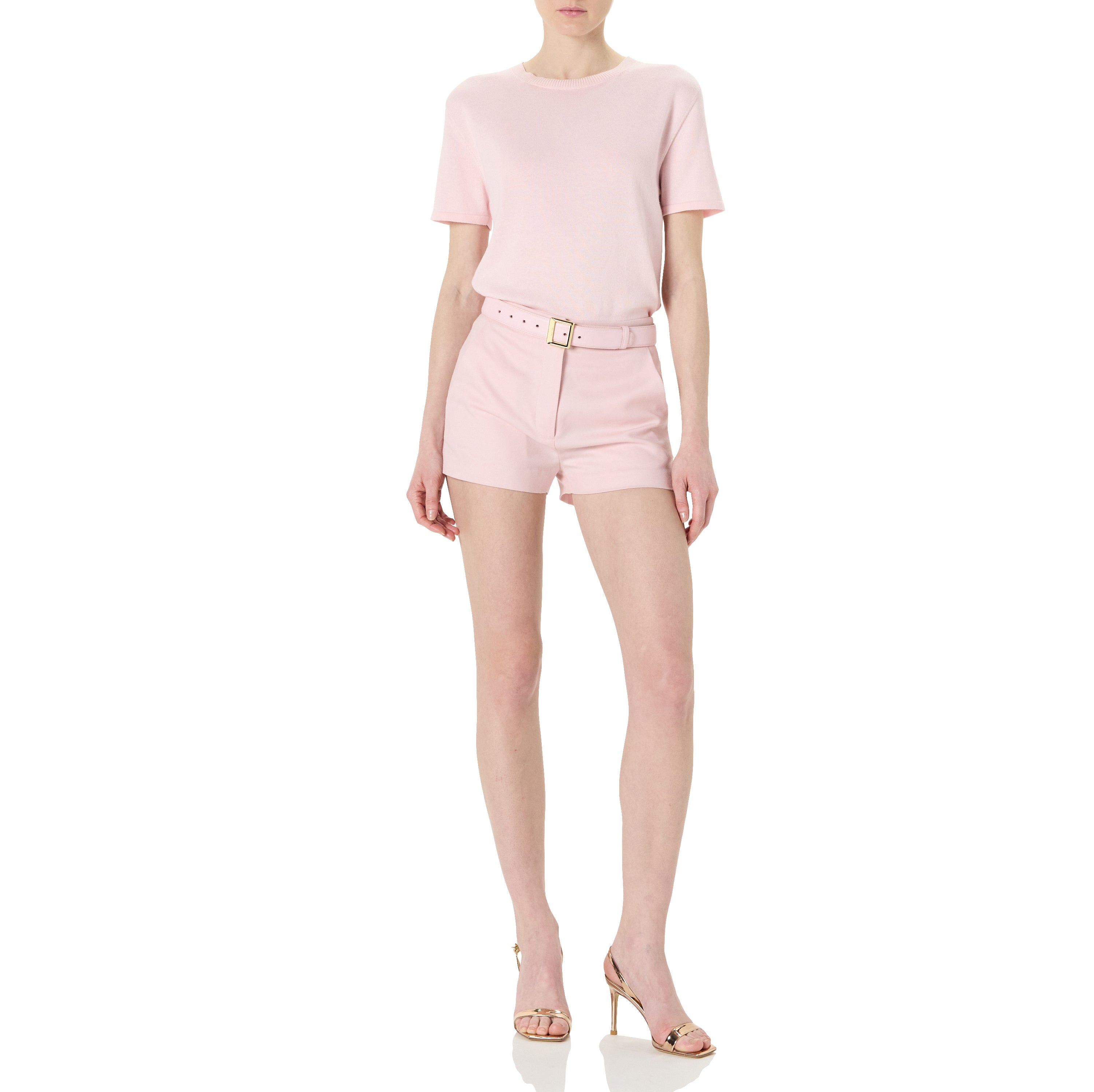 Short Sleeve Crewneck Sweater