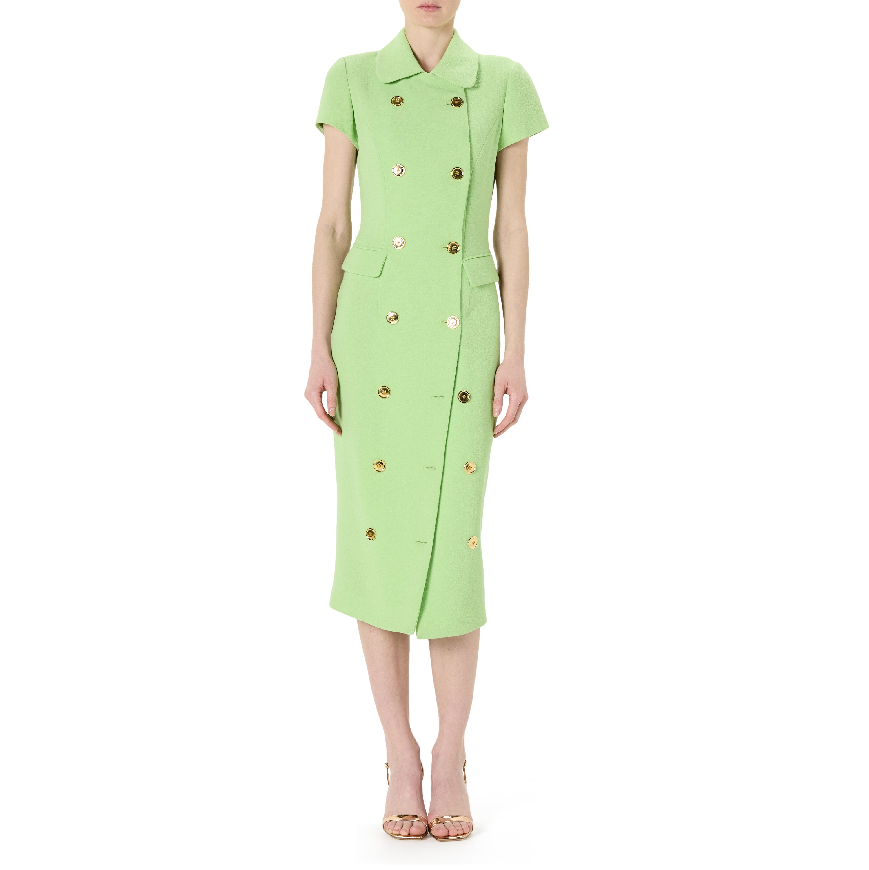 DB Button Up Midi Dress