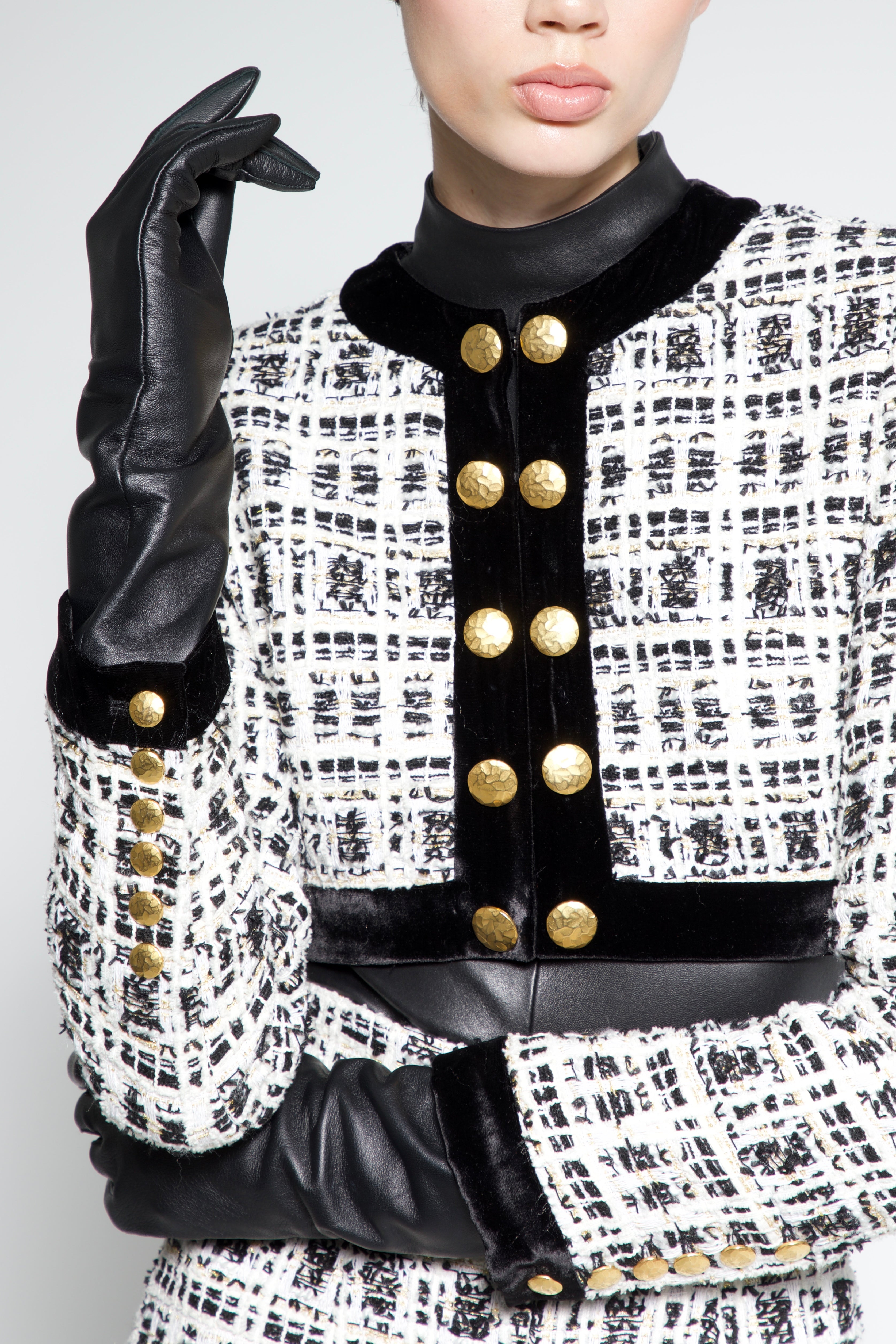 Cropped Tweed Jacket
