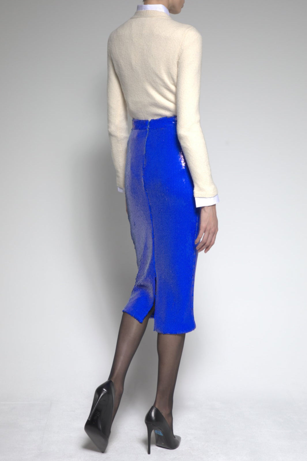 Jersey V-Neck Sweater (Red, Black, Grey)