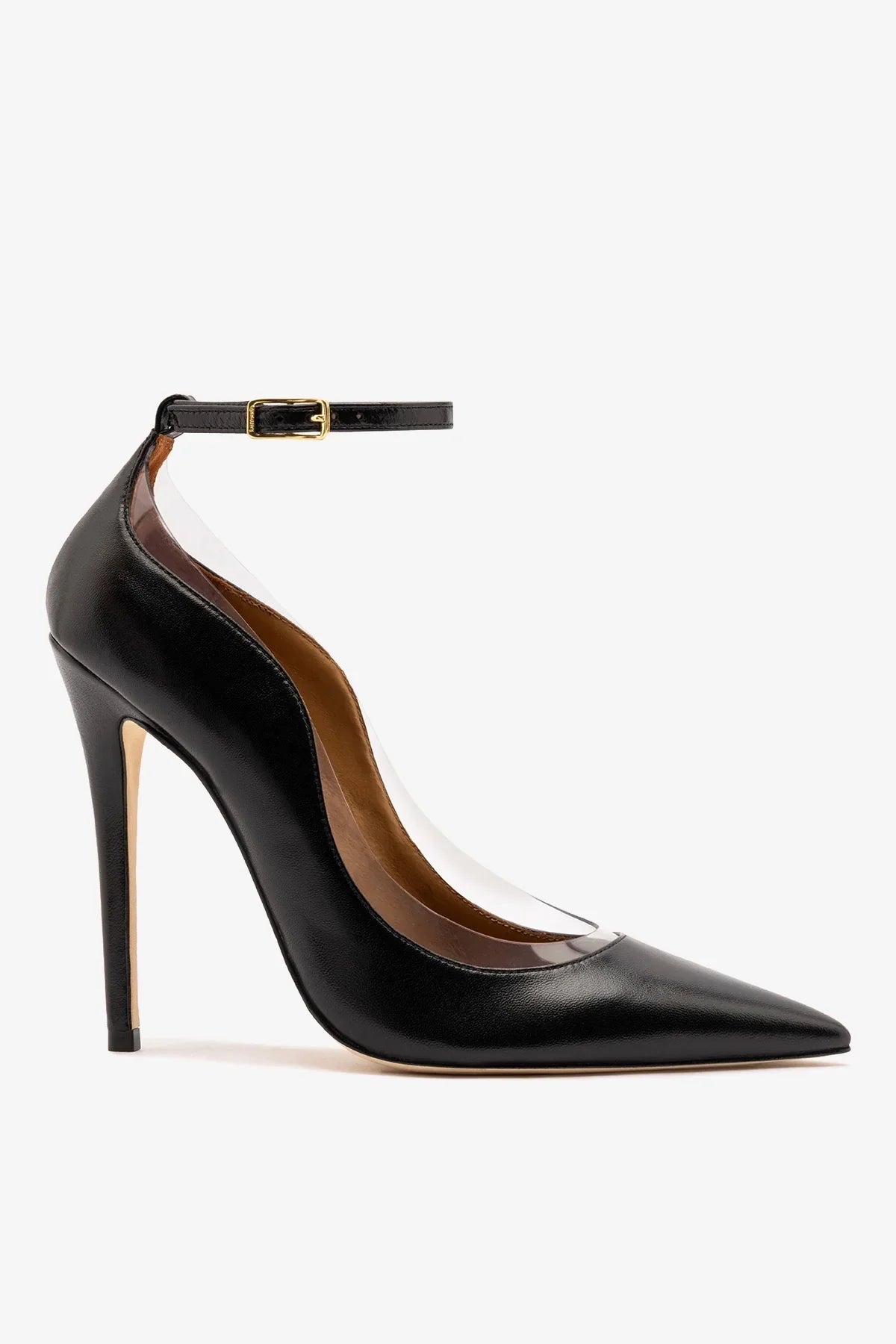 Larroudé by Sergio Hudson: Tahleya Pump Black Leather