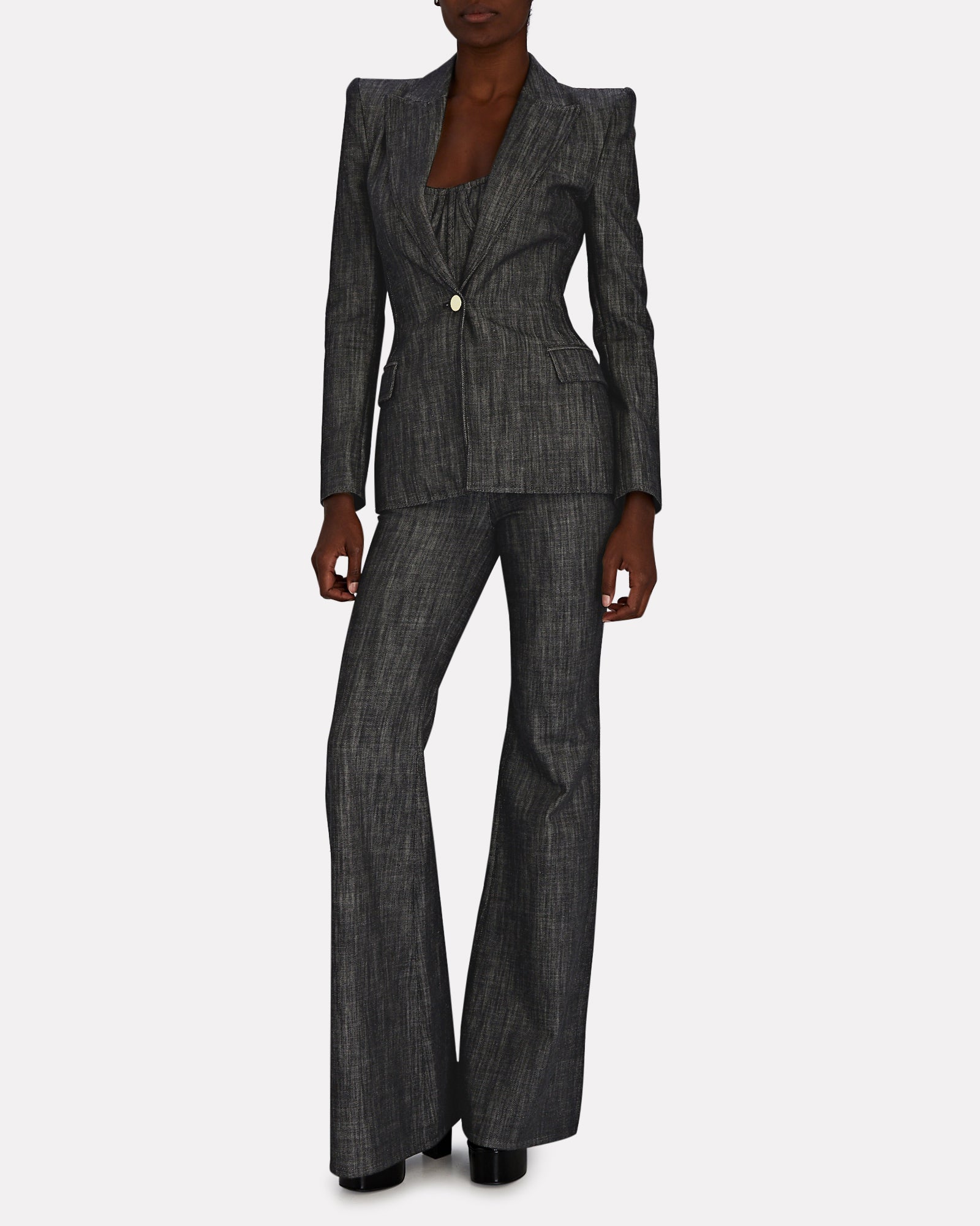 Single Breasted Denim Jacket