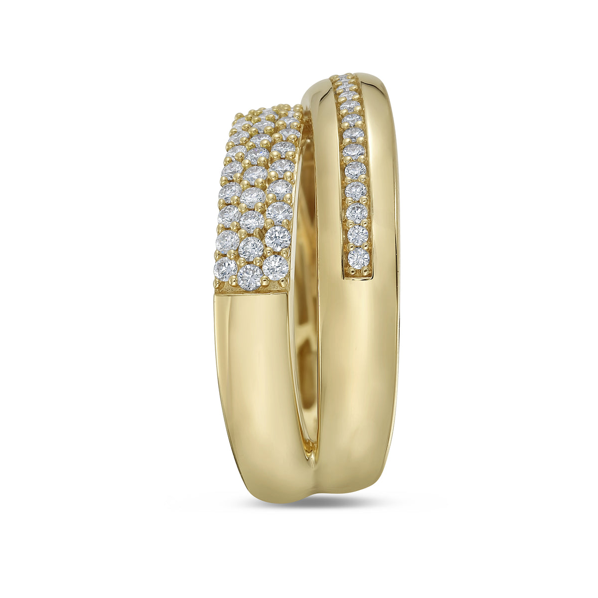 1/2 CTW Round Precut Set Ring (Gold)