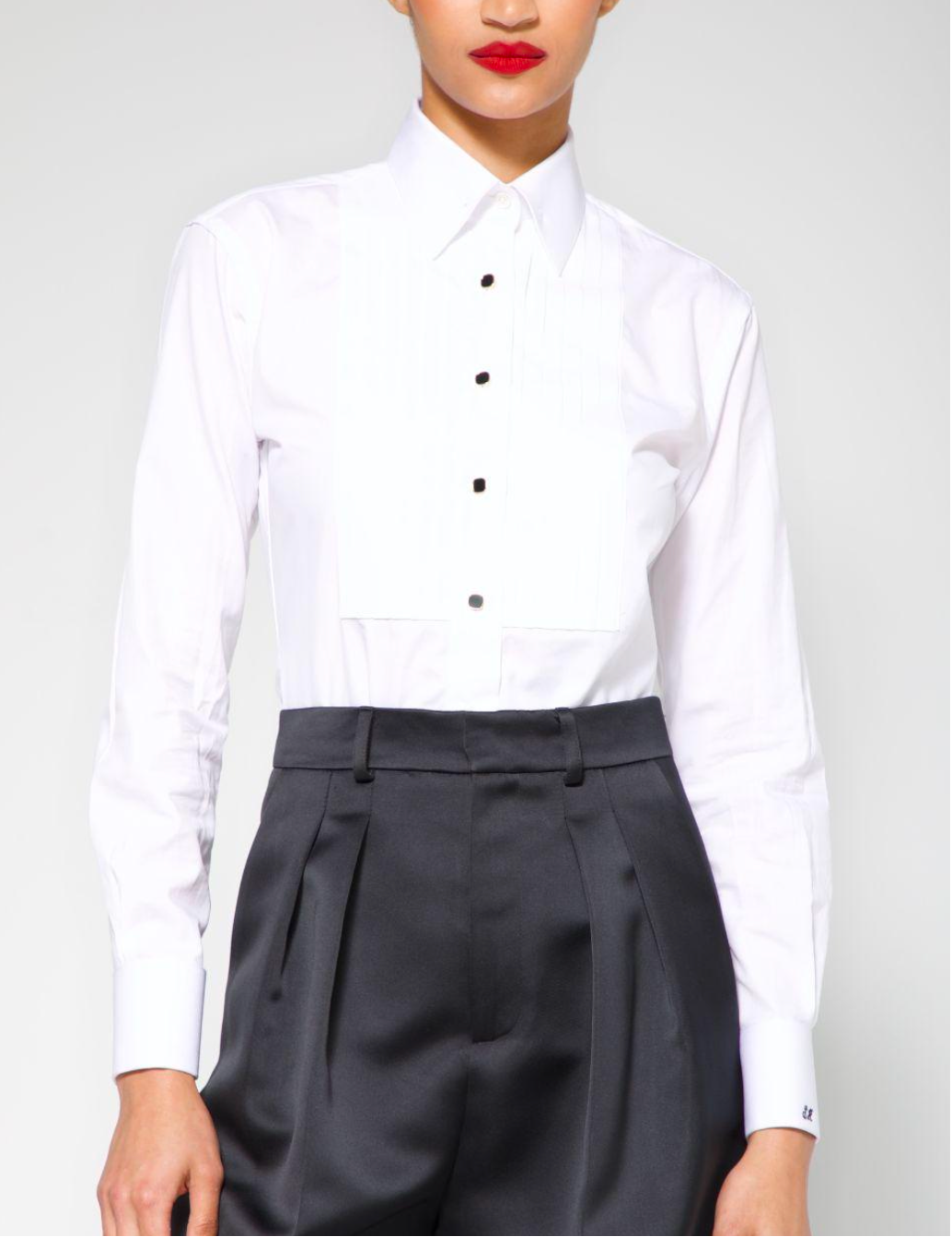 PLEATED BIB TUXEDO SHIRT