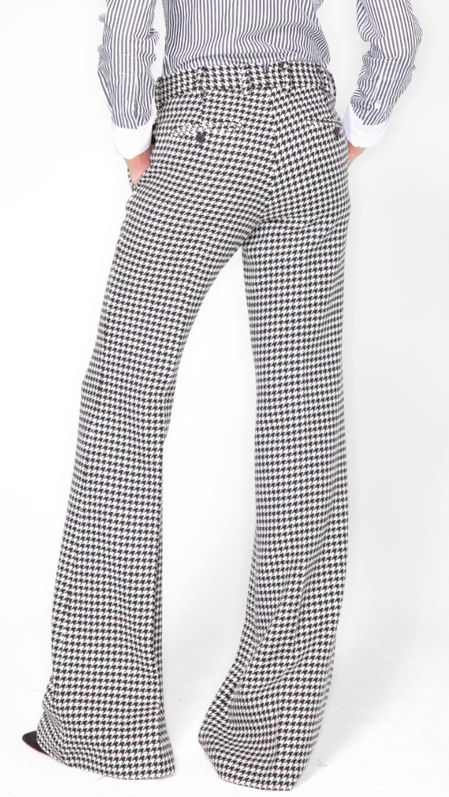 BOOTLEG HOUNDSTOOTH PANT