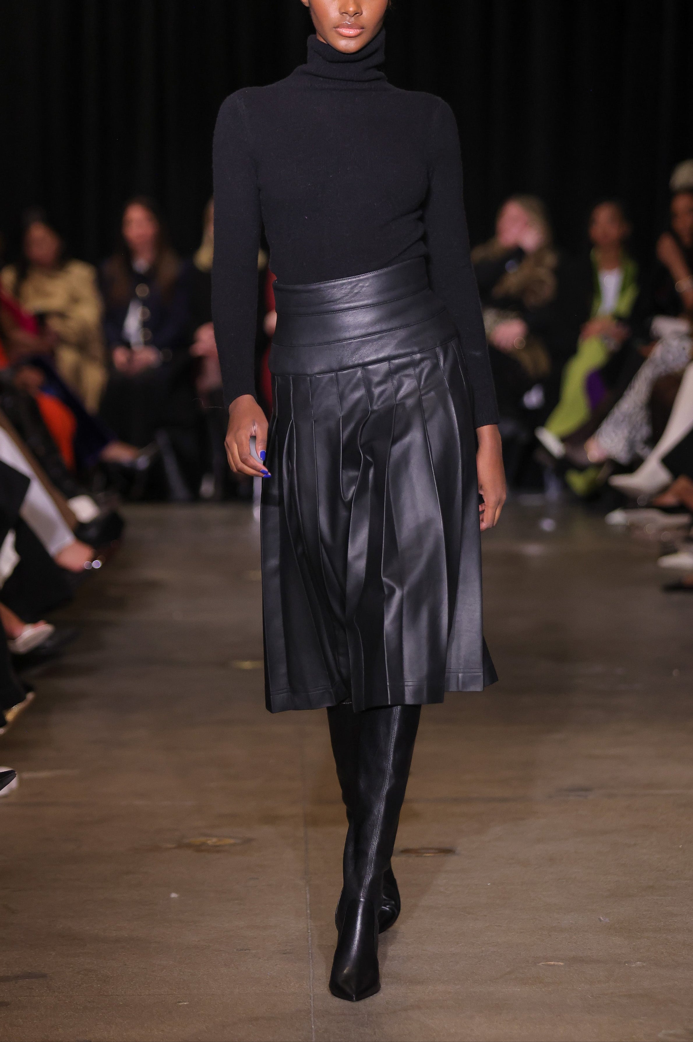 Jersey Turtleneck Sweater