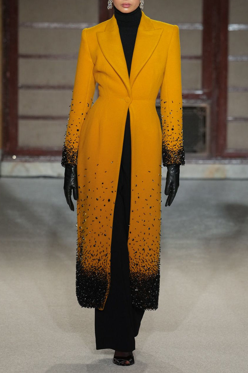 EMBROIDERED 12 DART COAT