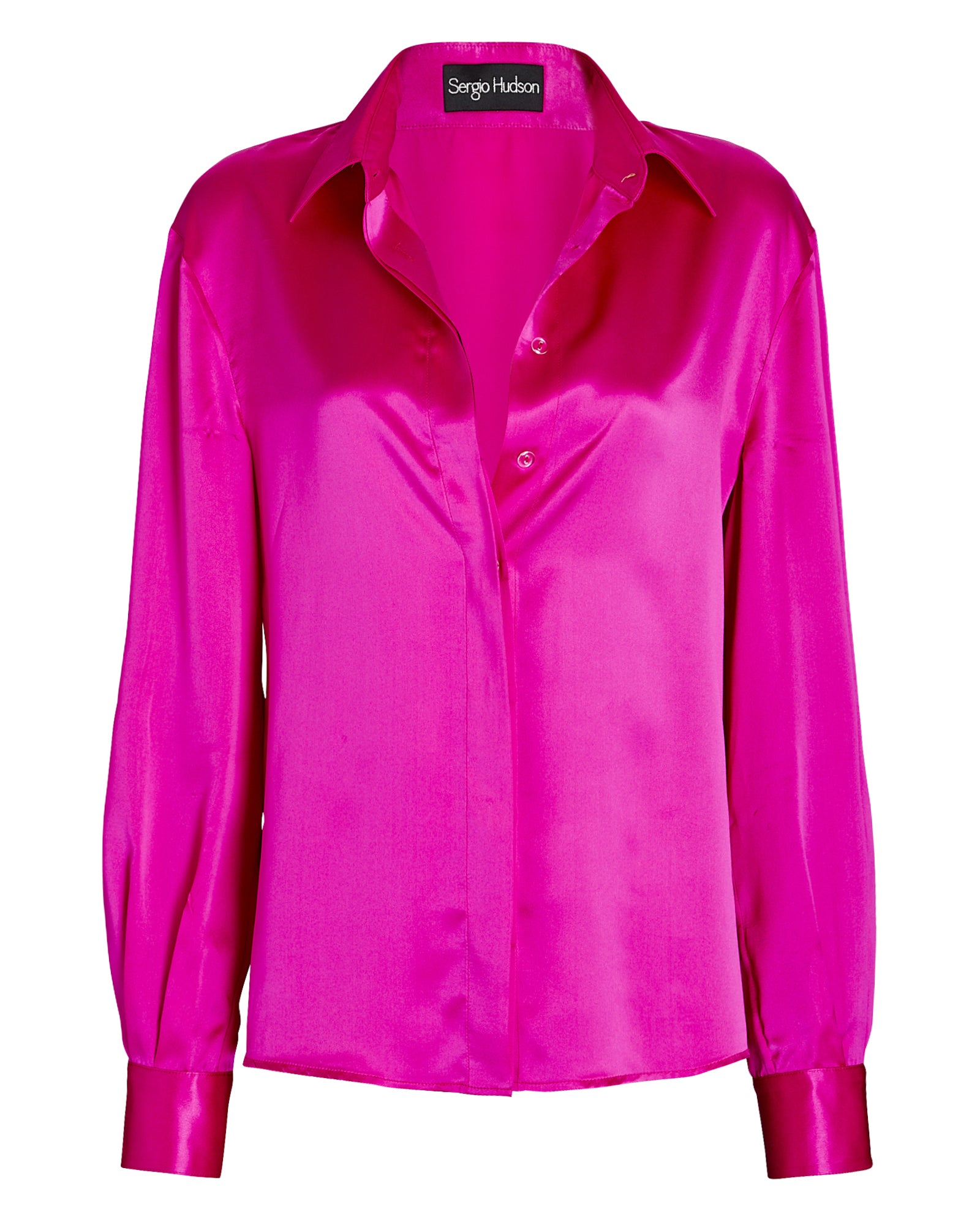 Button-Down Silk Blouse