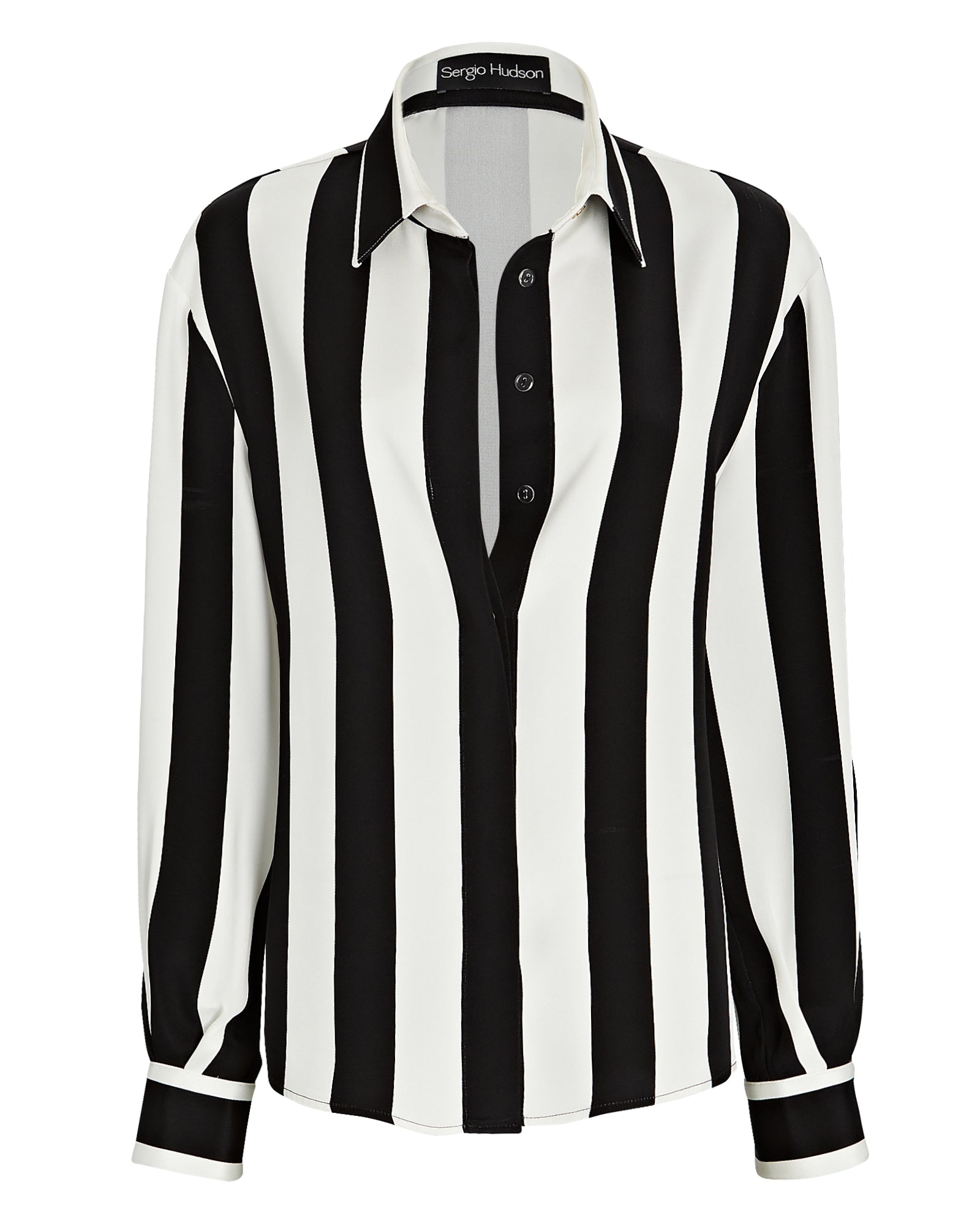 Button-Down Silk Blouse