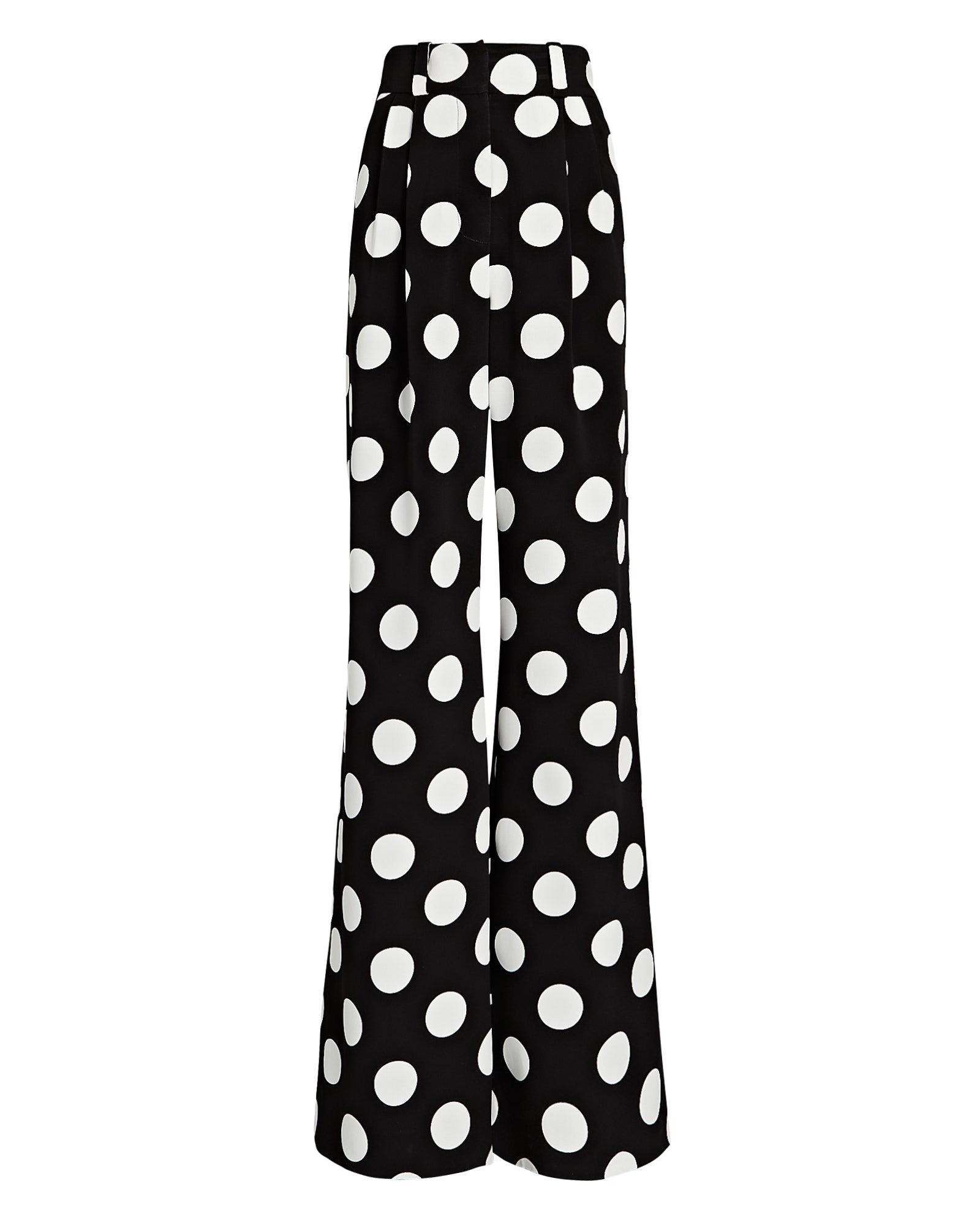 Sergio Hudson Pleated Wide Leg Trouser