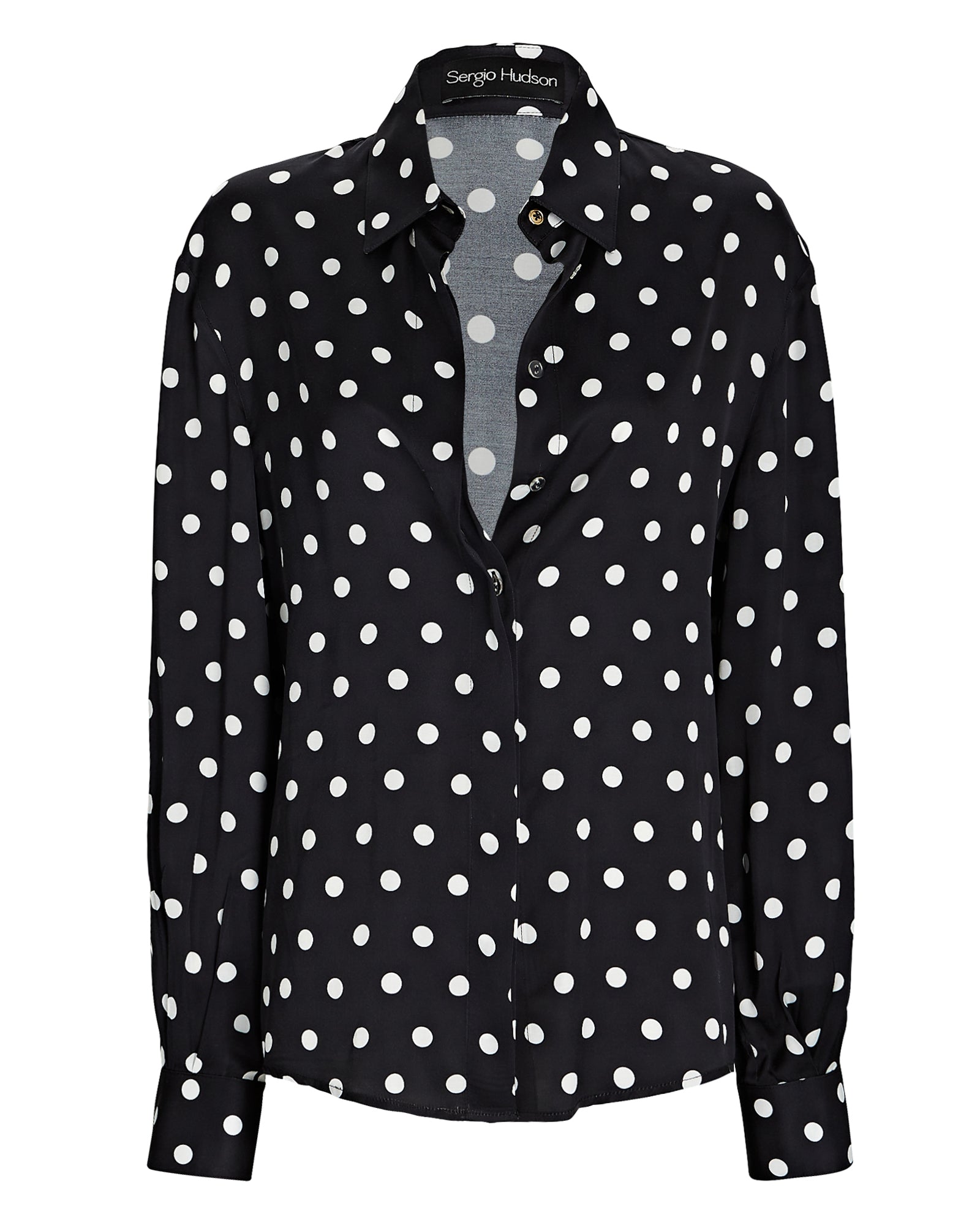 Button-Down Silk Blouse