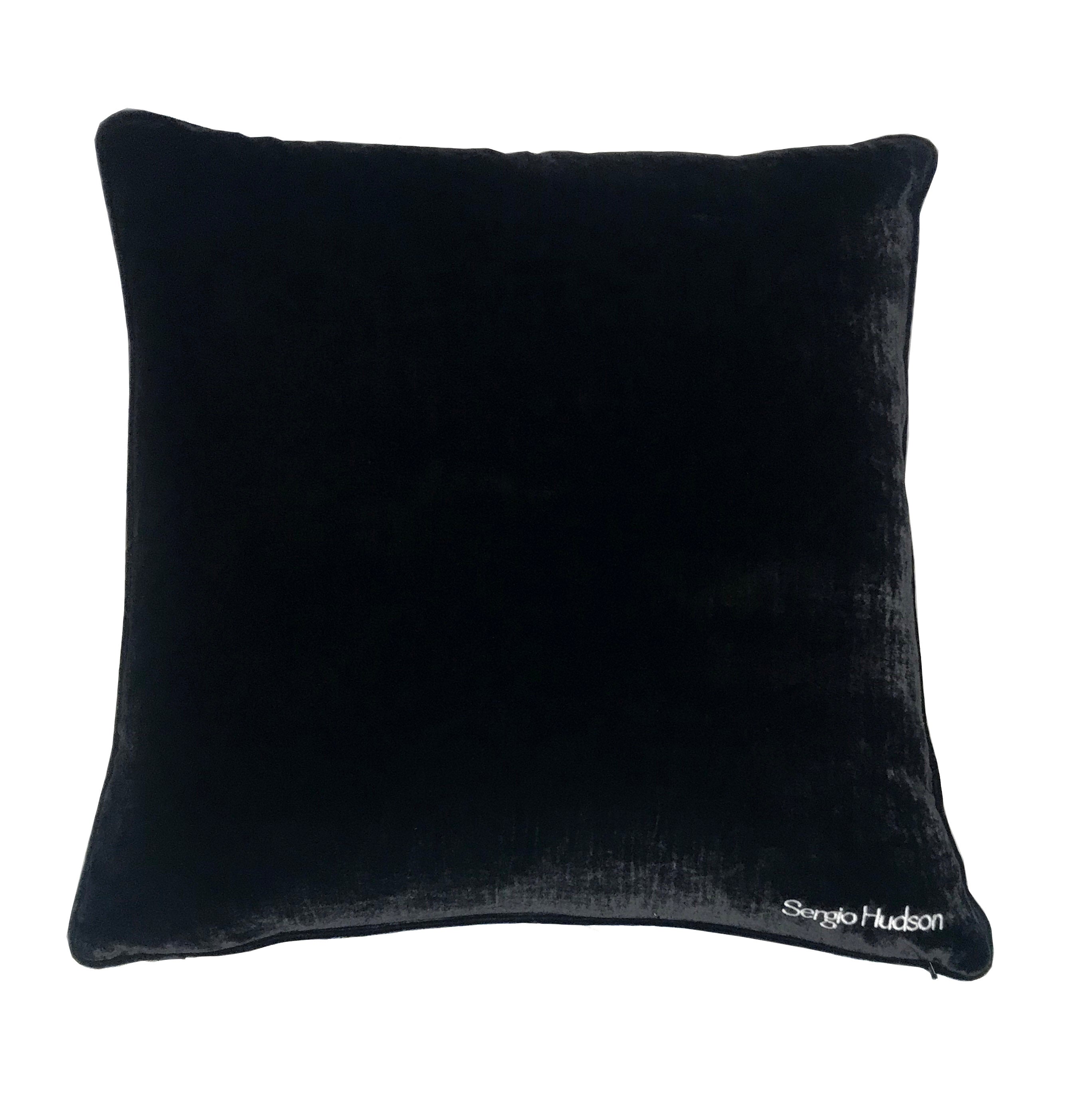 Nefertiti Embroidered Pillow 18x18