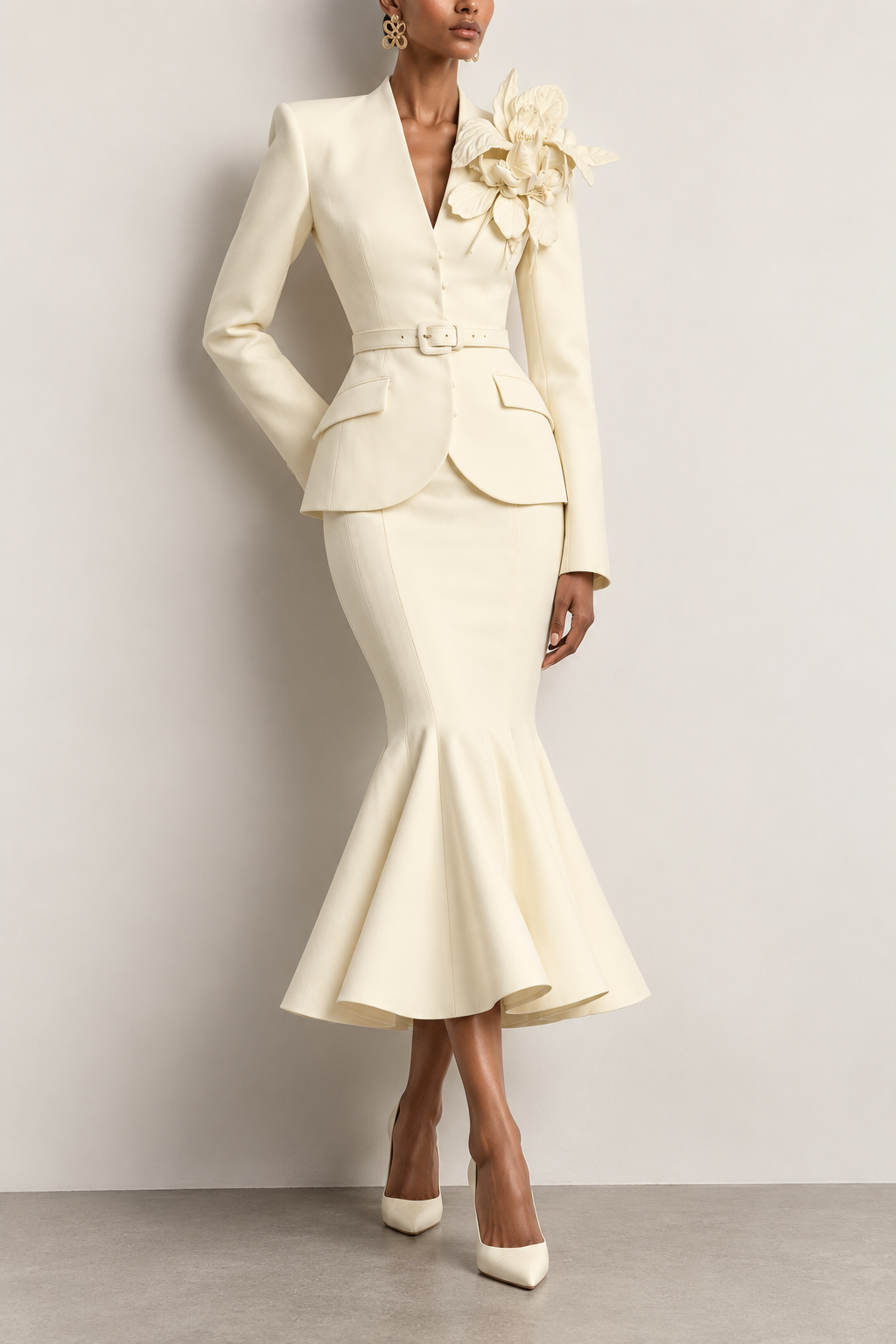 COLLARLESS JACKET