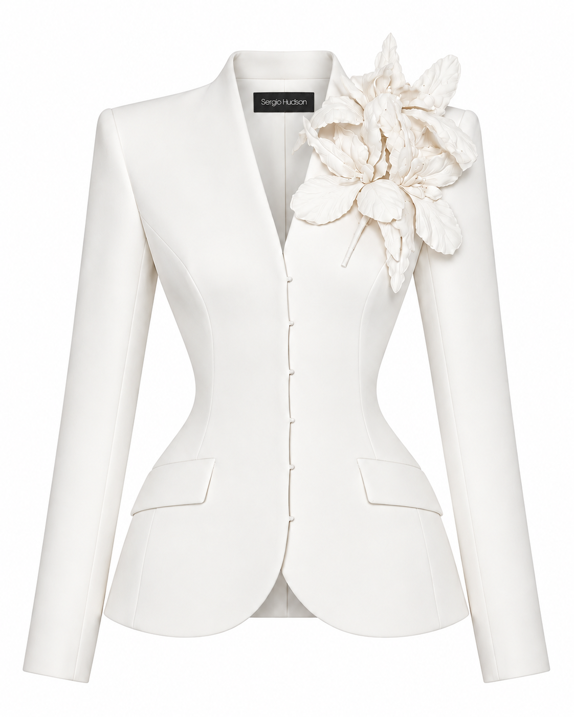 COLLARLESS JACKET