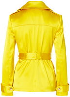Satin Double Breasted Jacket