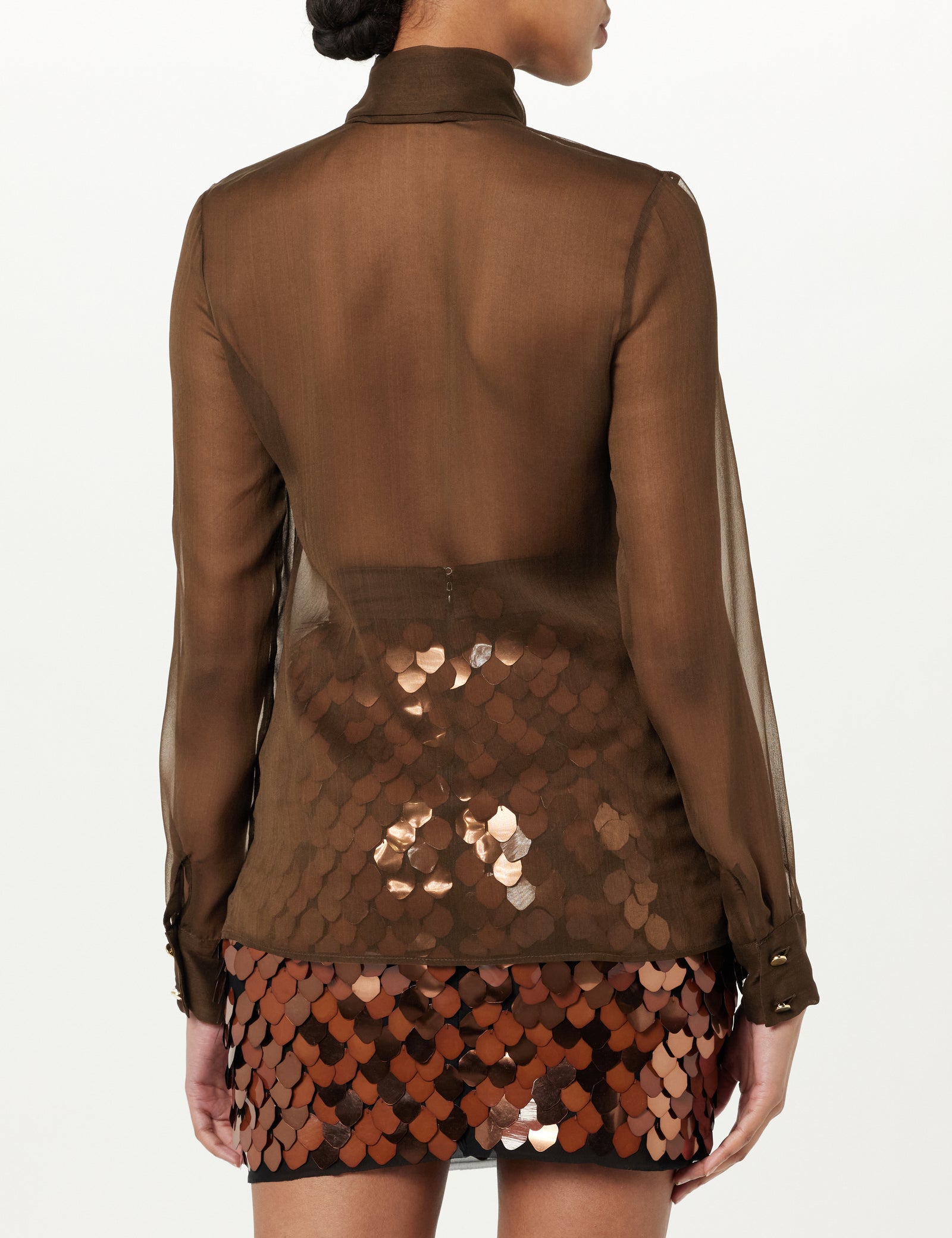 Tie Neck Blouse – Sergio Hudson