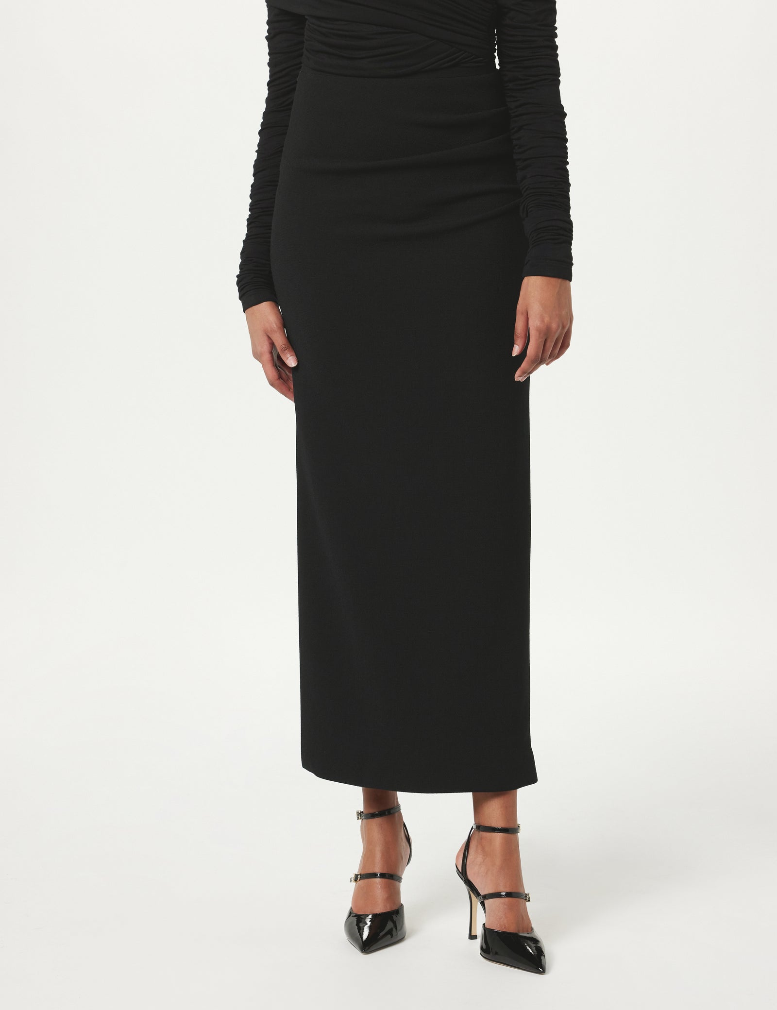 Draped Maxi Skirt – Sergio Hudson