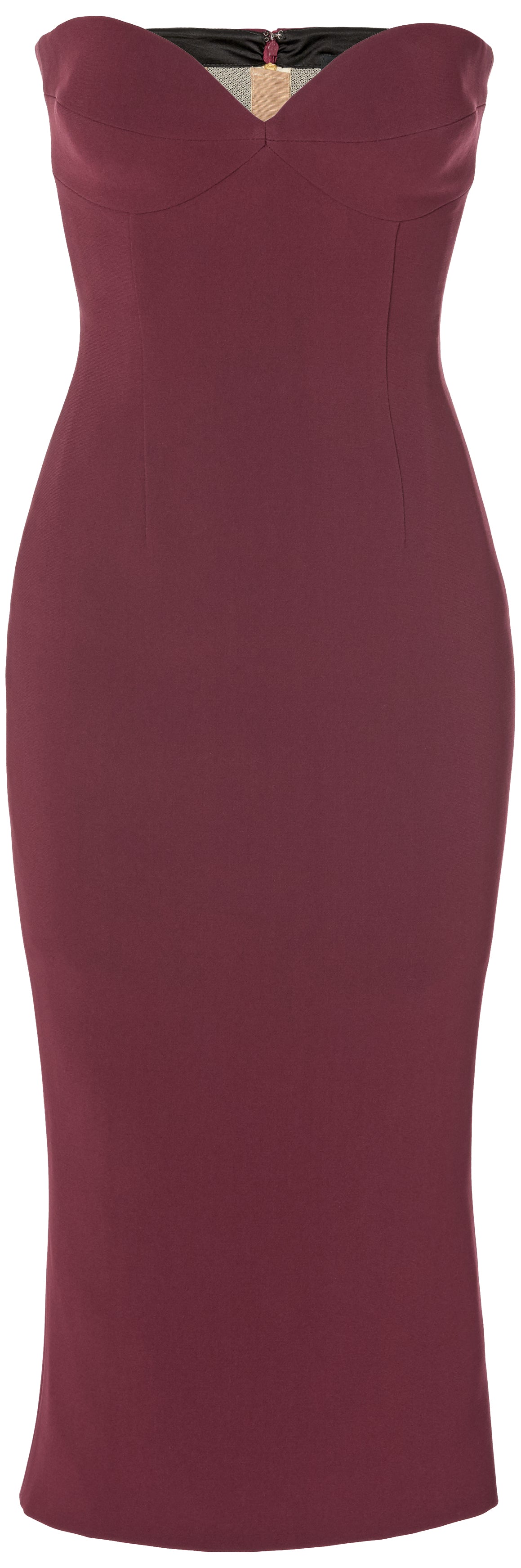 Strapless Midi Dress