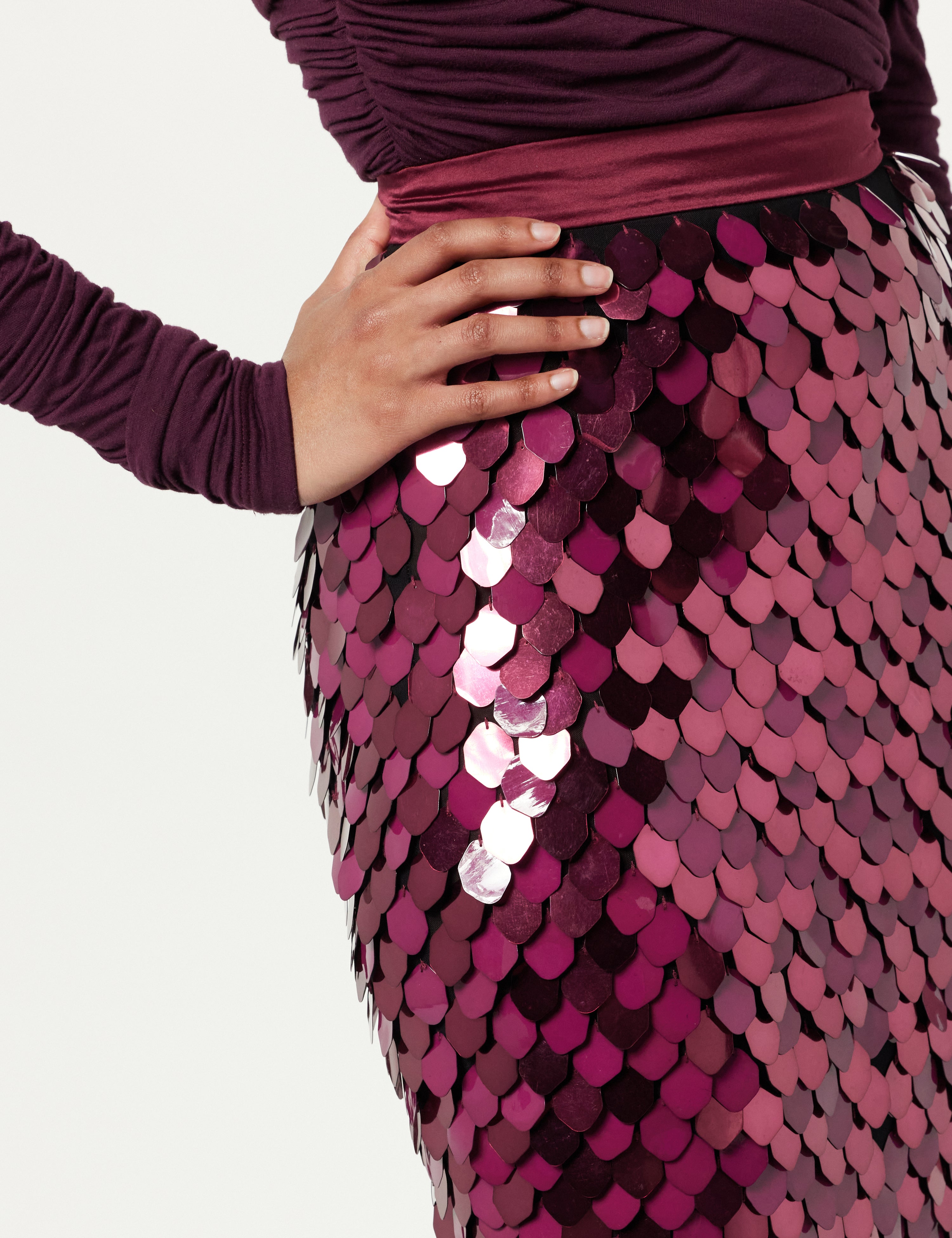 Paillette Maxi Skirt