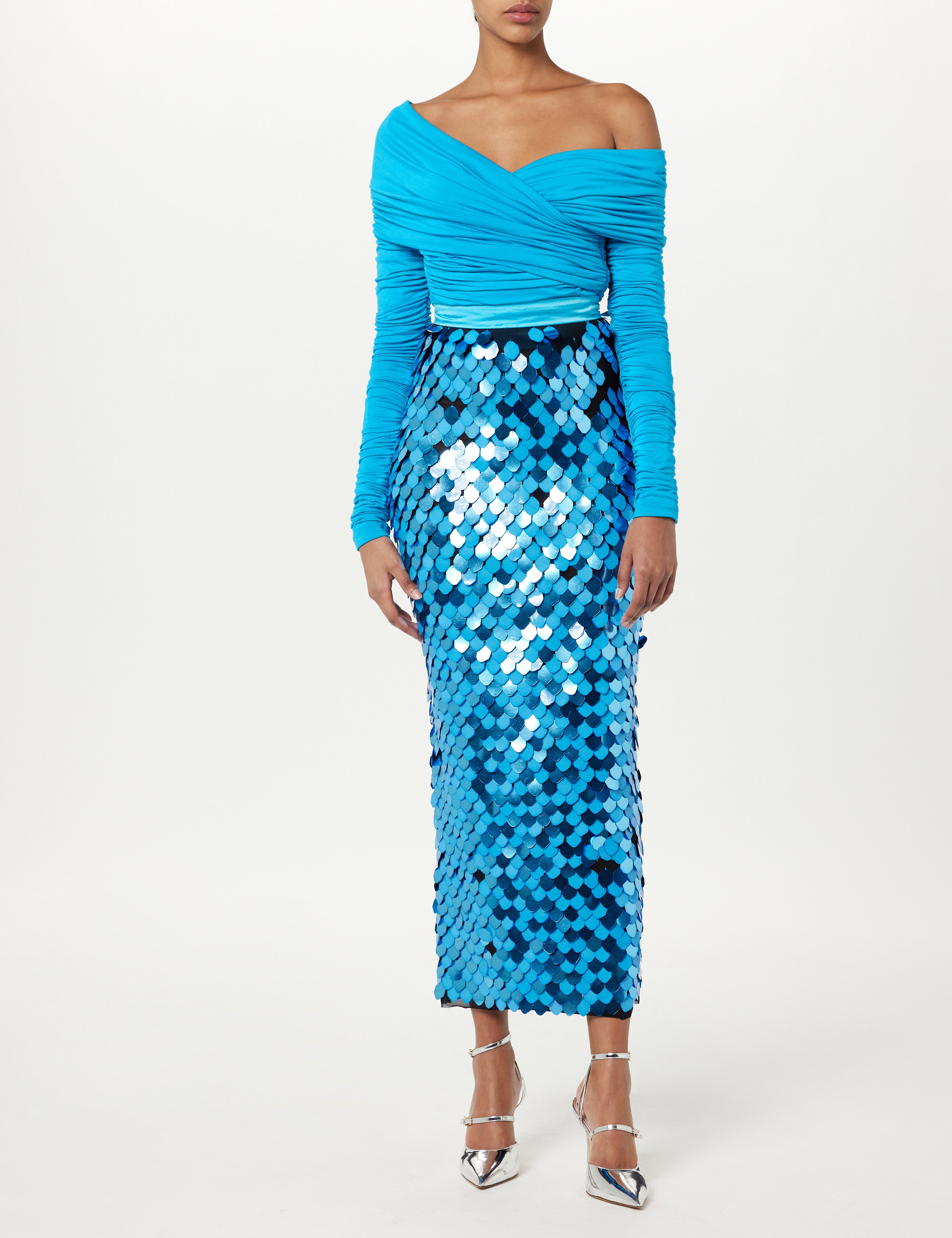 Paillette Maxi Skirt