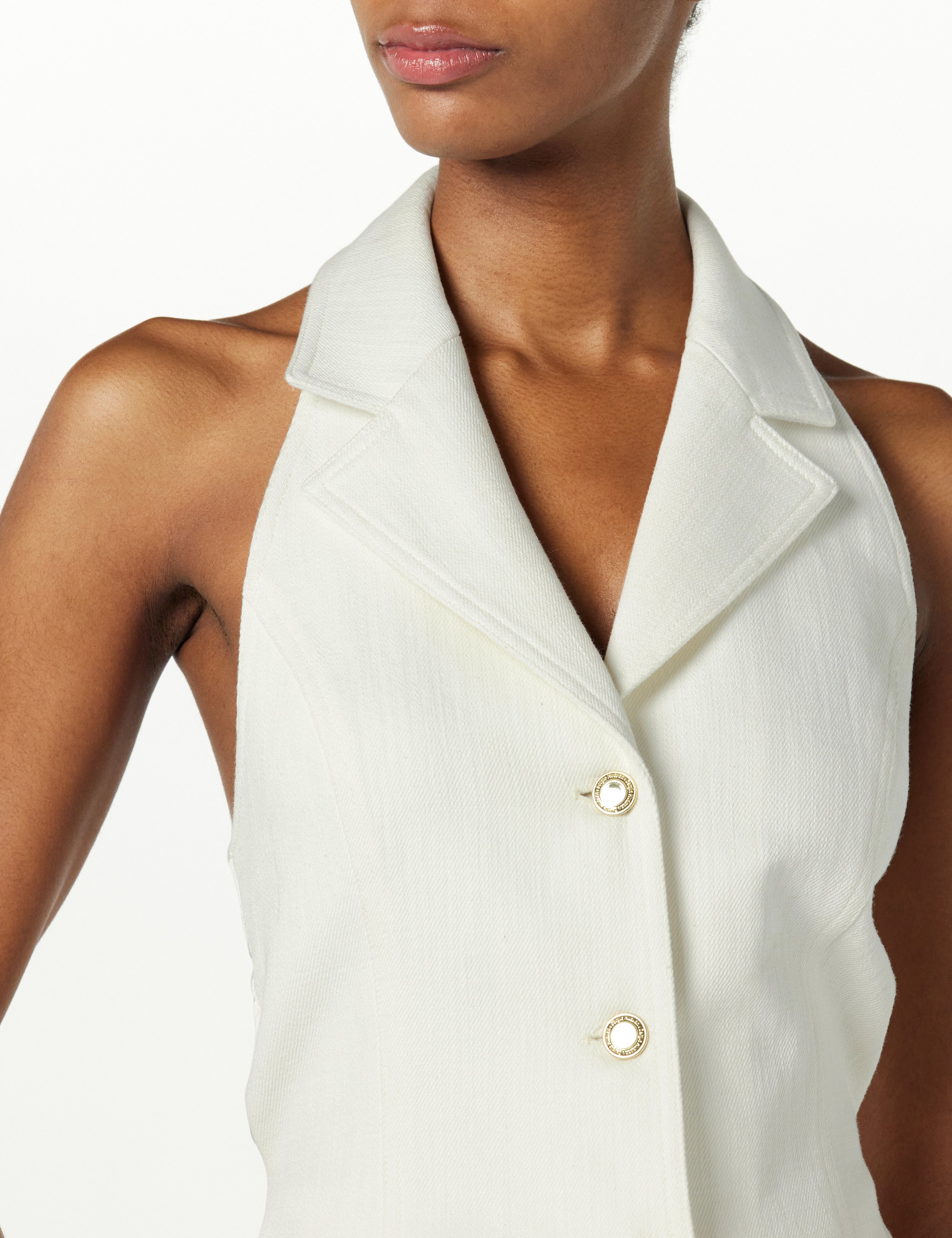 Halter Vest Light Weight Denim