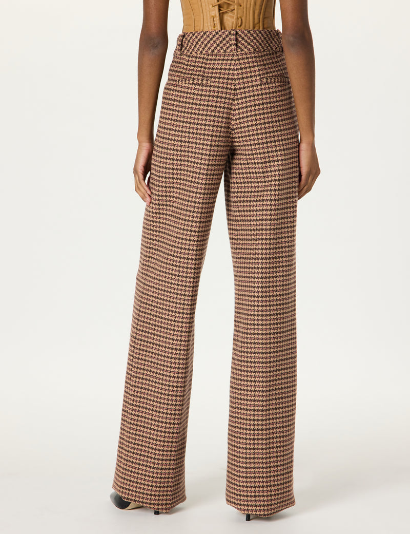 Wide Leg Flat Front Trouser