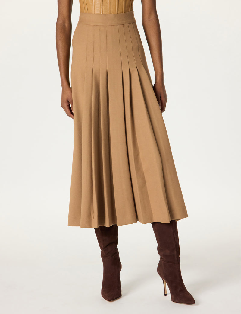 Midi Pleated Skirt