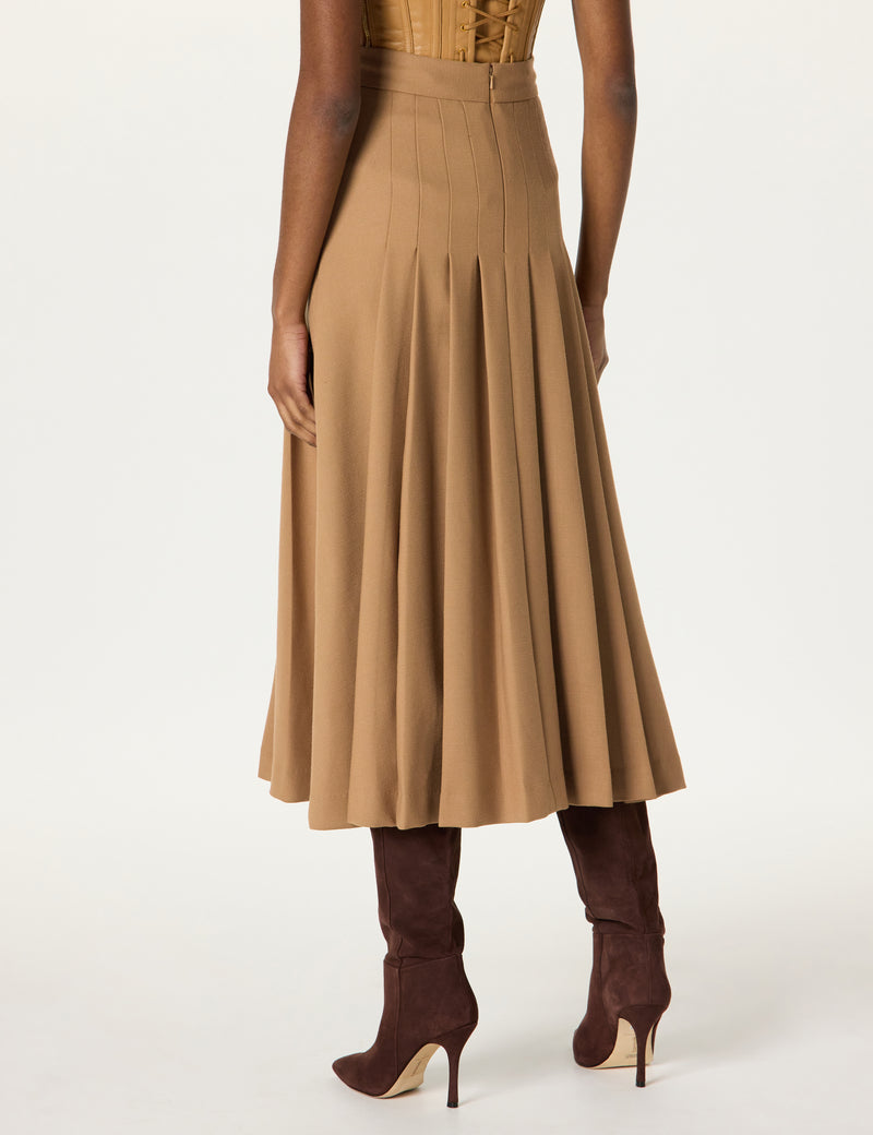 Midi Pleated Skirt