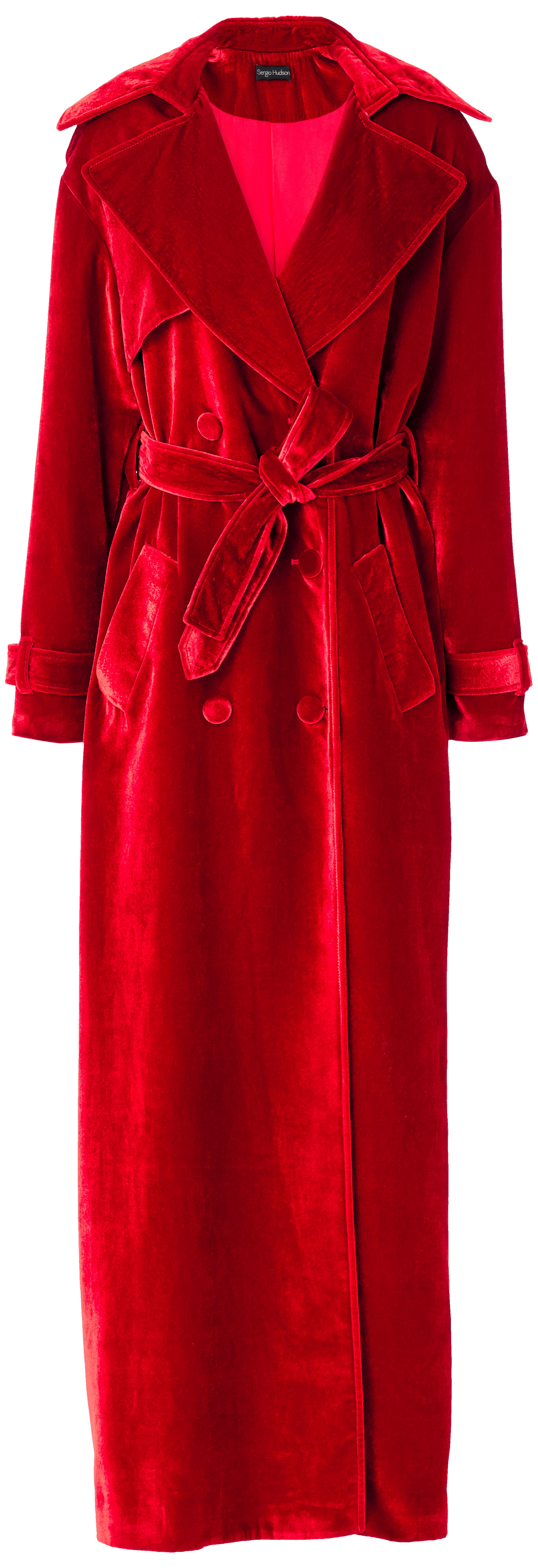 DB Maxi Trench Velvet