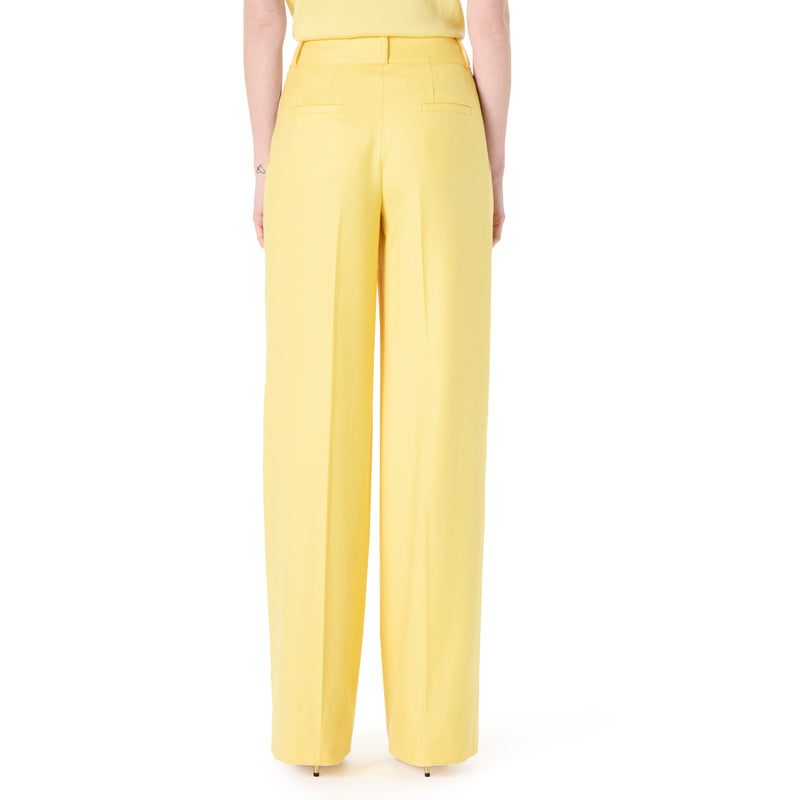Flat Front Wide Leg Pant