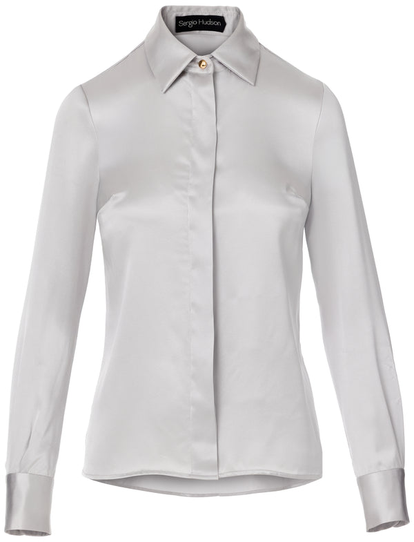Button Front Body Blouse