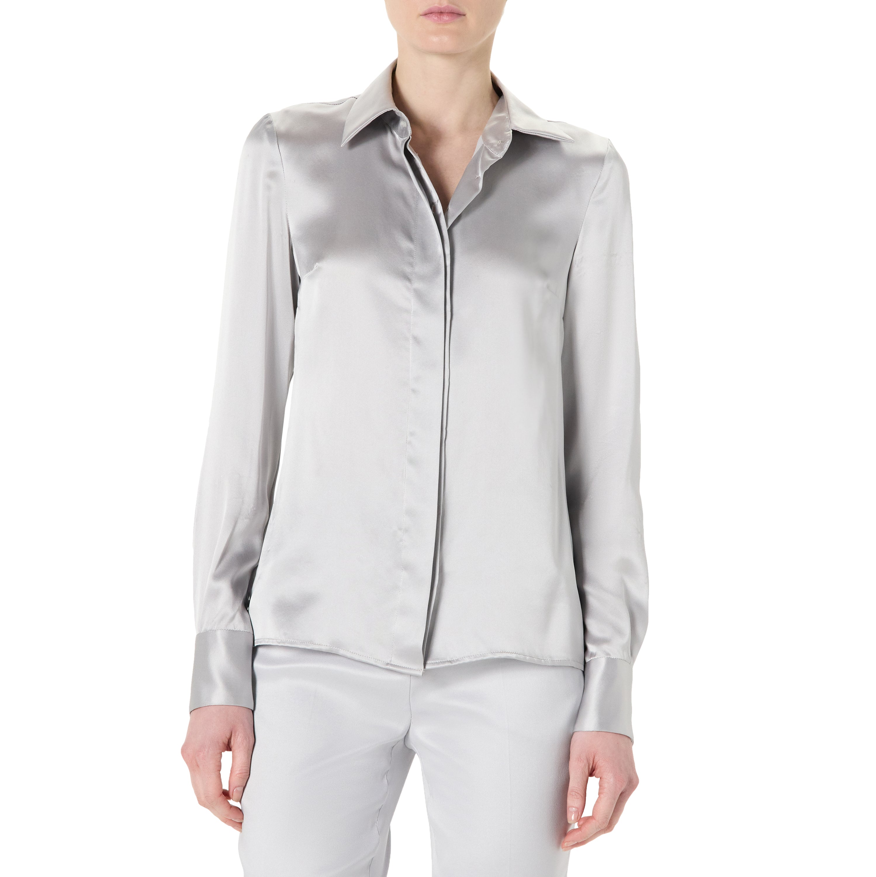 Button Front Body Blouse