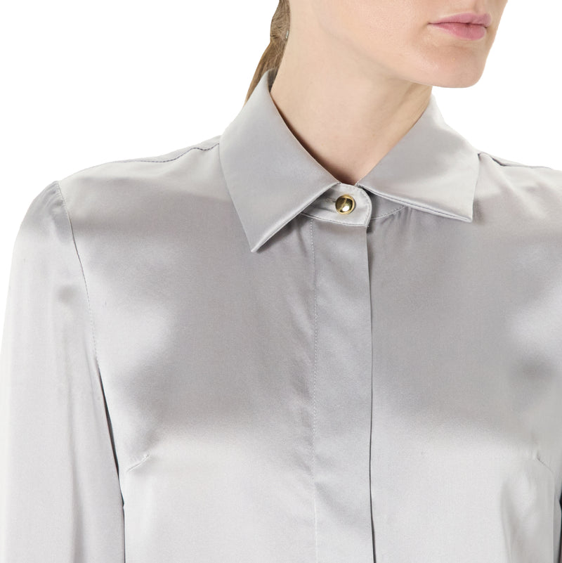 Button Front Body Blouse