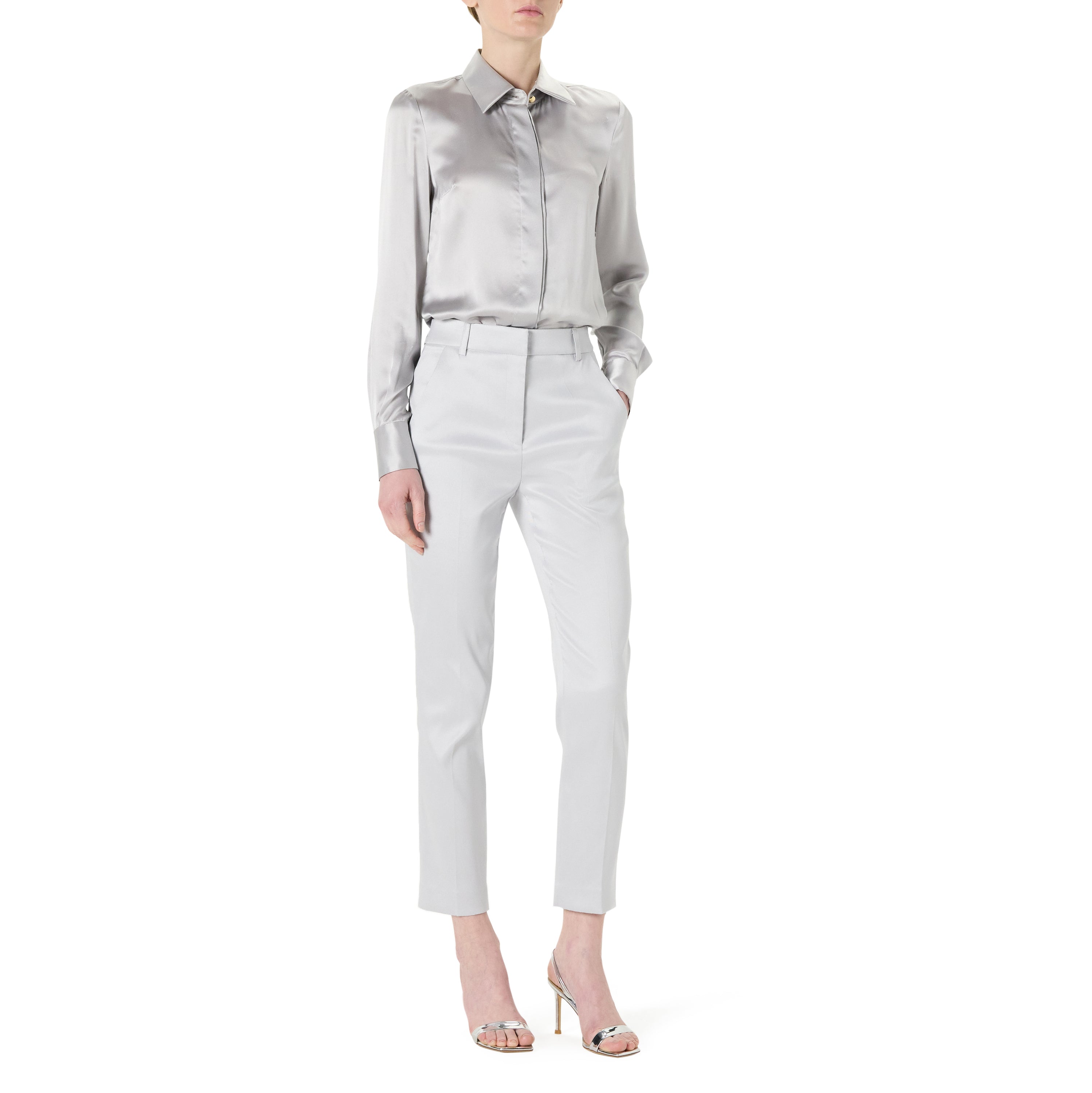 Button Front Body Blouse