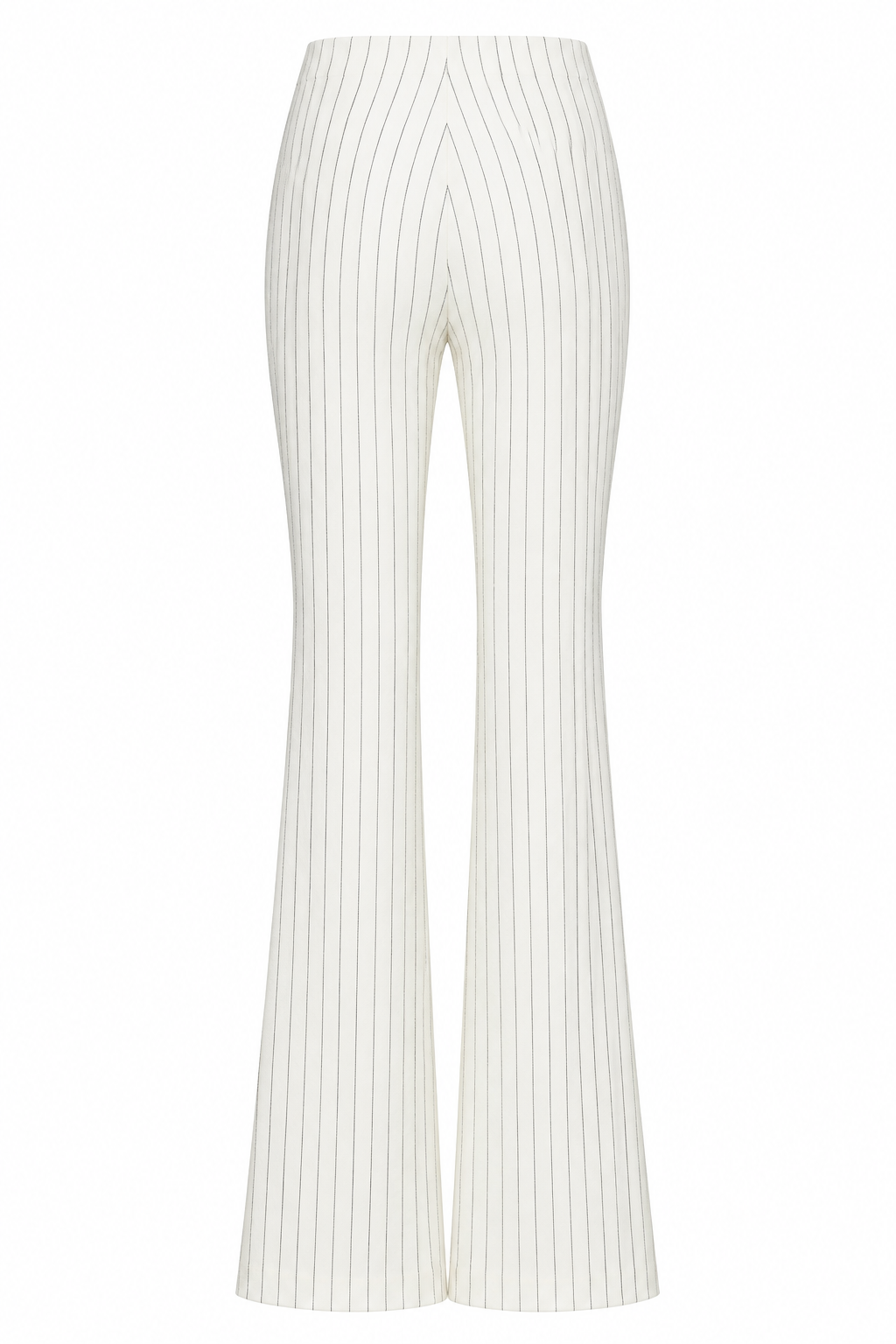 PINSTRIPE HIGH WAISTED BOOTCUT PANT